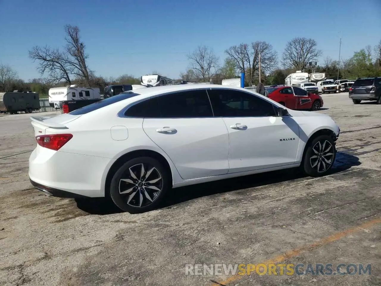 3 Photograph of a damaged car 1G1ZG5ST4PF124294 CHEVROLET MALIBU 2023