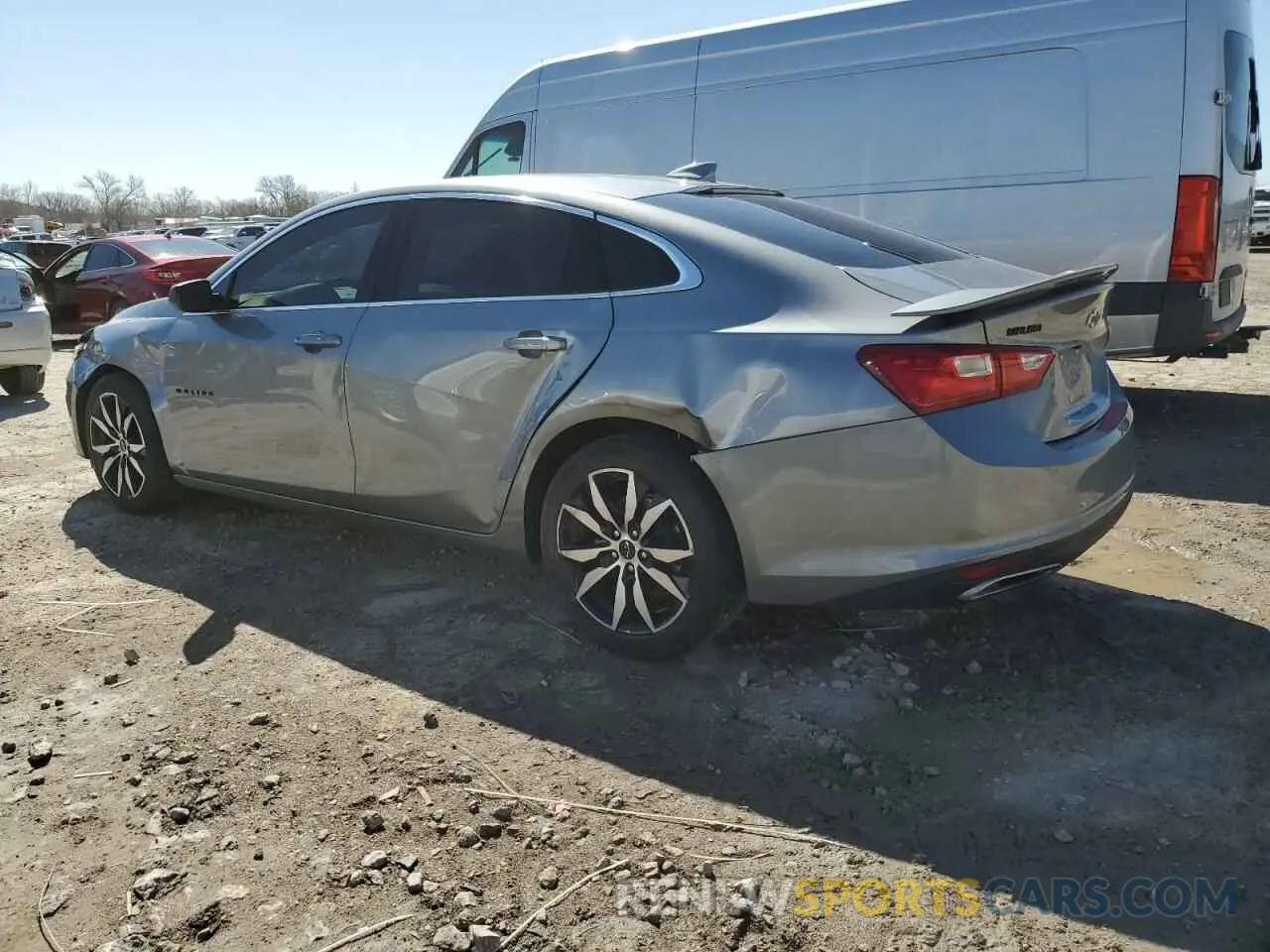 2 Photograph of a damaged car 1G1ZG5ST4PF137708 CHEVROLET MALIBU 2023