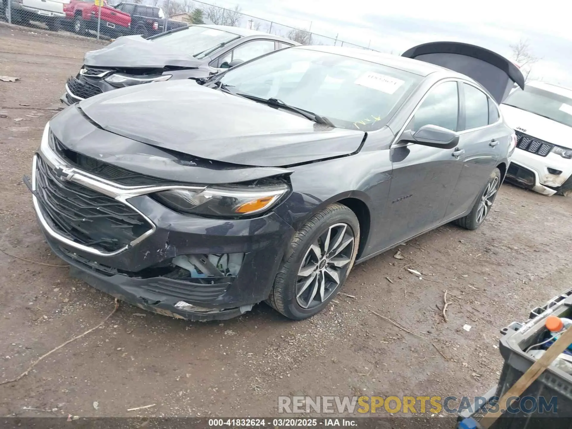 2 Photograph of a damaged car 1G1ZG5ST7PF243392 CHEVROLET MALIBU 2023