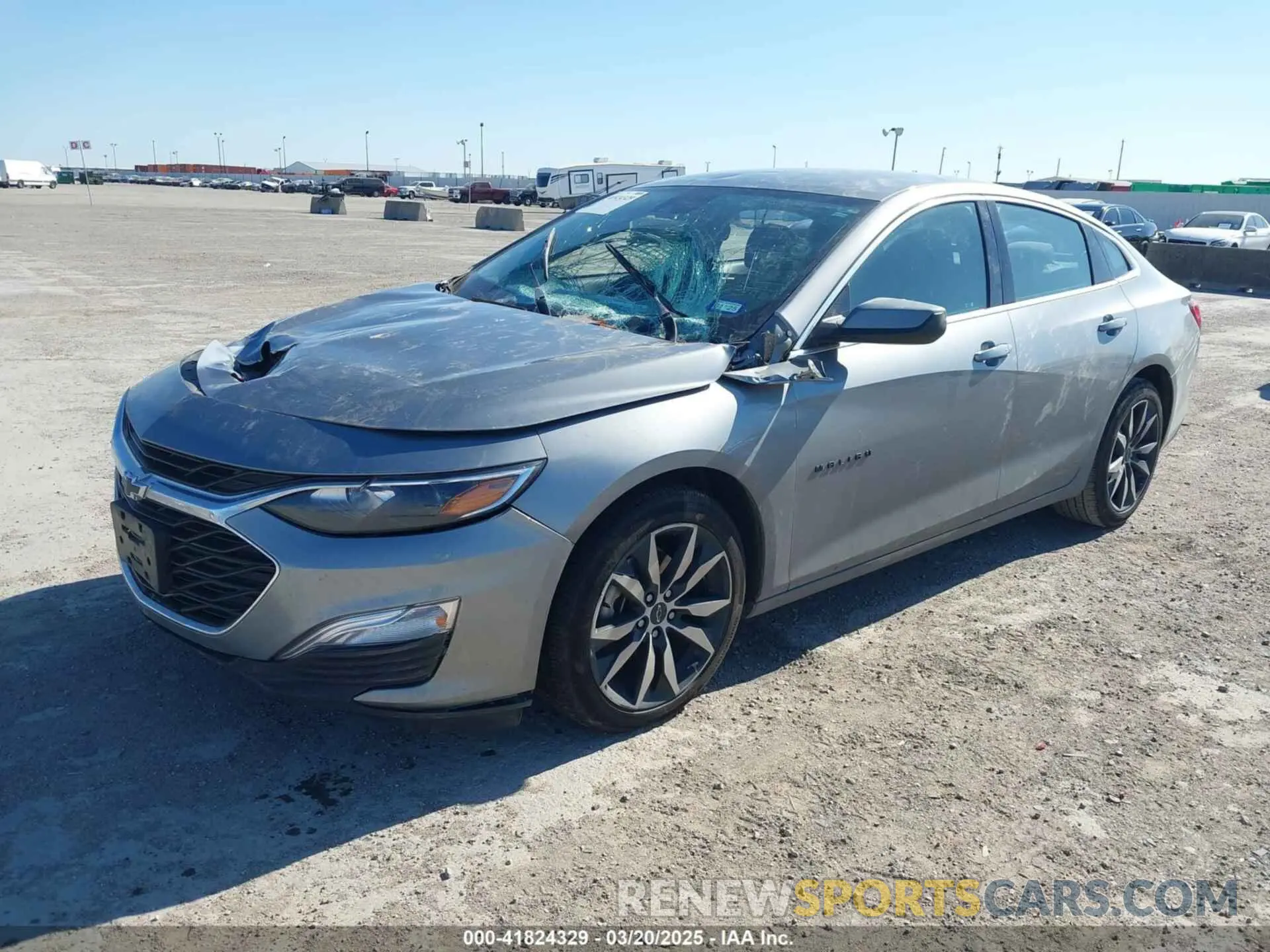 2 Photograph of a damaged car 1G1ZG5ST8PF127313 CHEVROLET MALIBU 2023