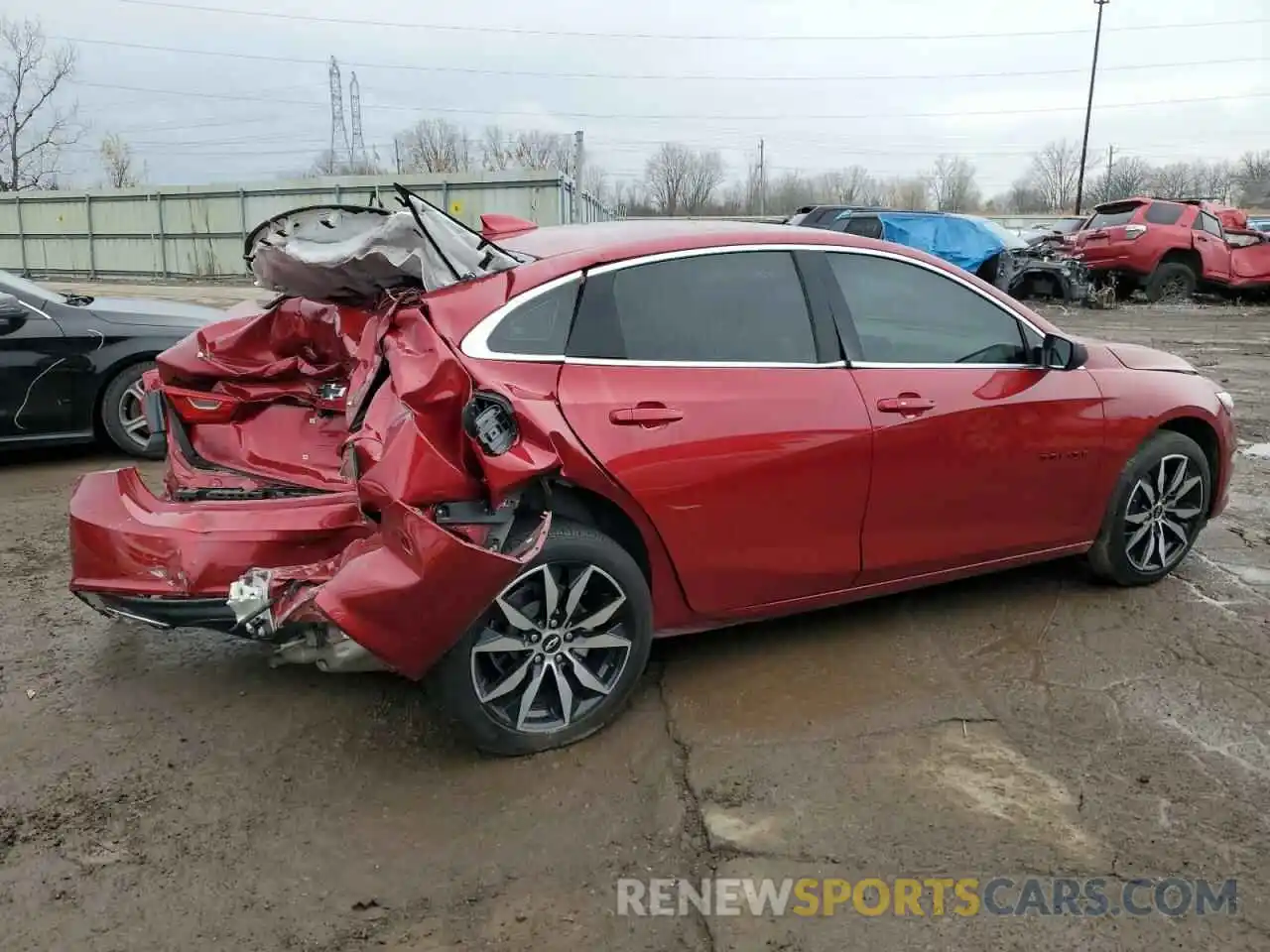 3 Photograph of a damaged car 1G1ZG5ST8PF191206 CHEVROLET MALIBU 2023