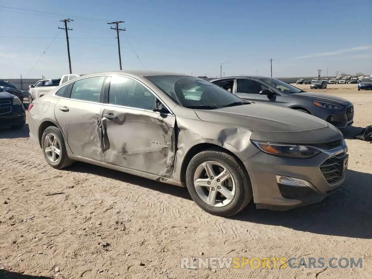 4 Photograph of a damaged car 1G1ZB5ST0RF146021 CHEVROLET MALIBU 2024