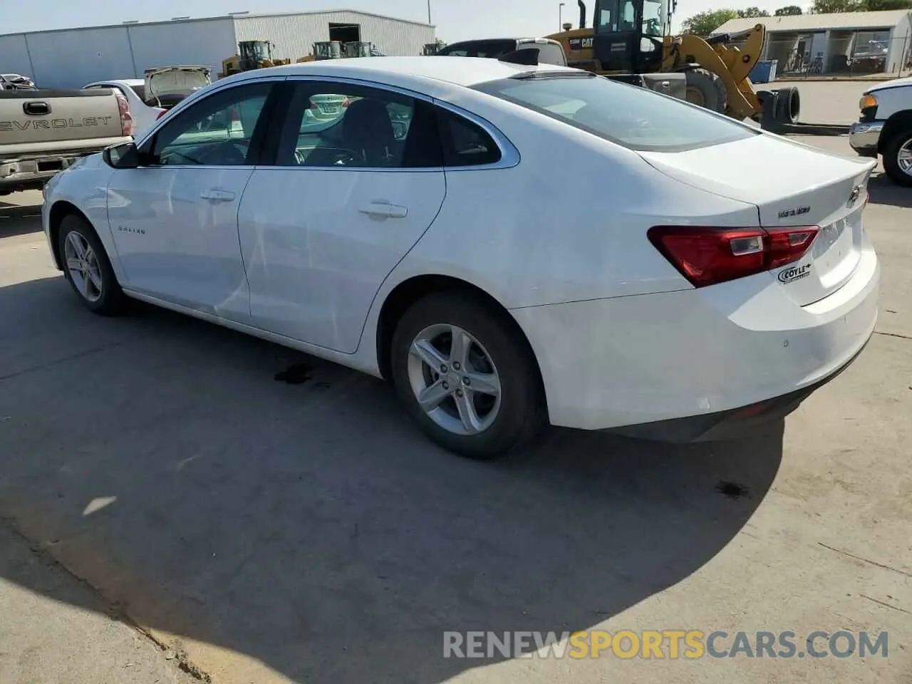 2 Photograph of a damaged car 1G1ZB5ST0RF184574 CHEVROLET MALIBU 2024