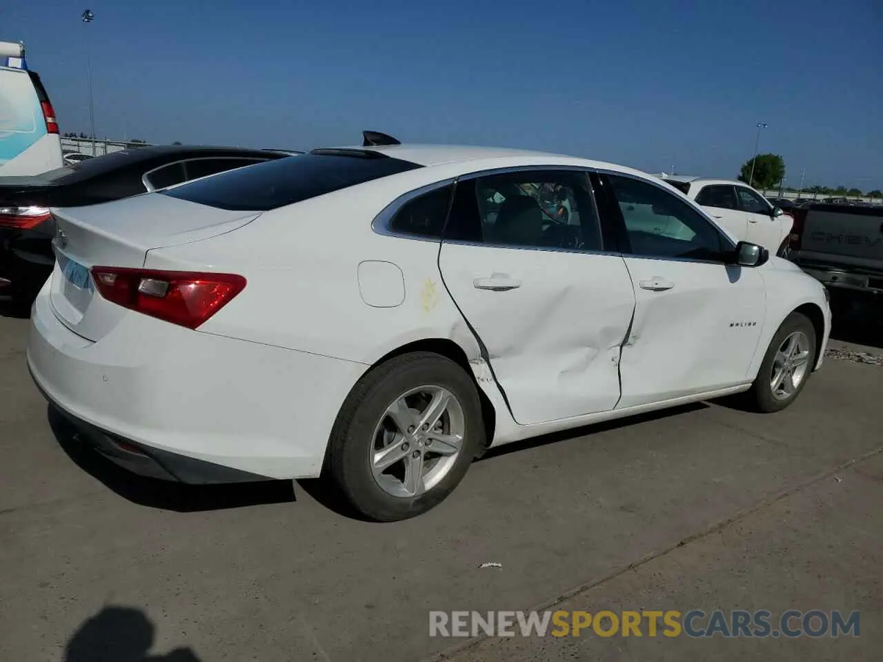 3 Photograph of a damaged car 1G1ZB5ST0RF184574 CHEVROLET MALIBU 2024