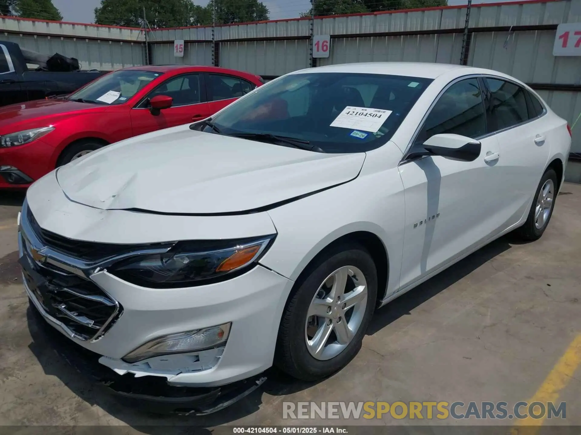 2 Photograph of a damaged car 1G1ZB5ST2RF220054 CHEVROLET MALIBU 2024