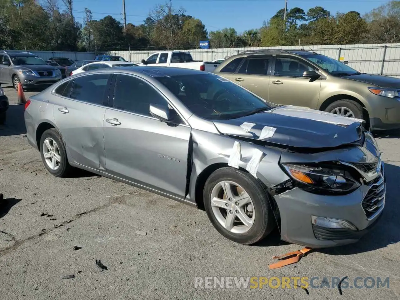 4 Photograph of a damaged car 1G1ZB5ST4RF145034 CHEVROLET MALIBU 2024