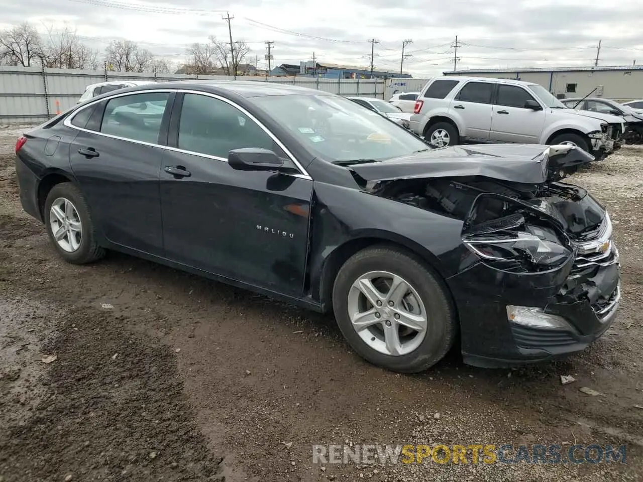 4 Photograph of a damaged car 1G1ZB5ST5RF219836 CHEVROLET MALIBU 2024
