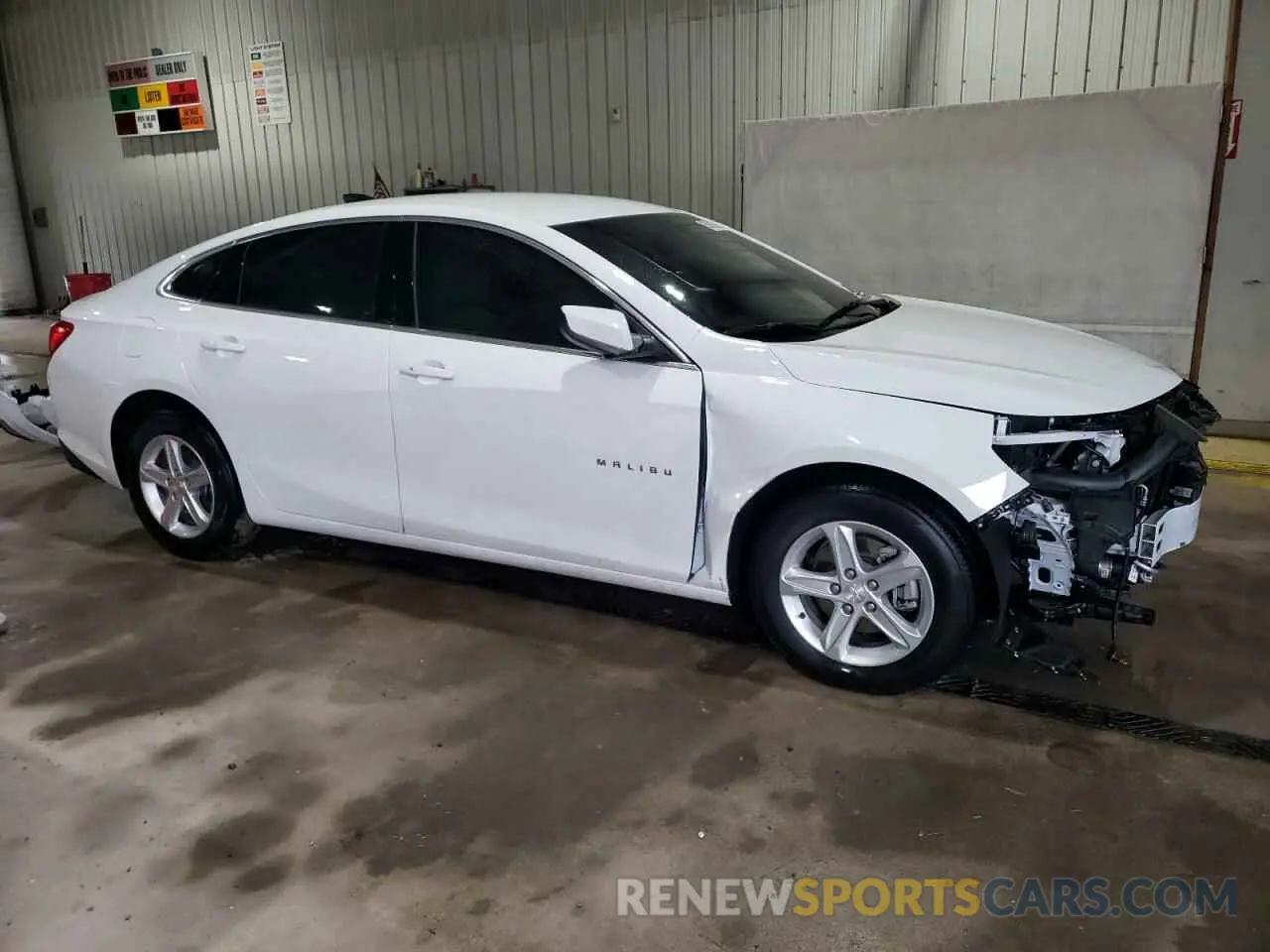 4 Photograph of a damaged car 1G1ZB5ST5RF239651 CHEVROLET MALIBU 2024