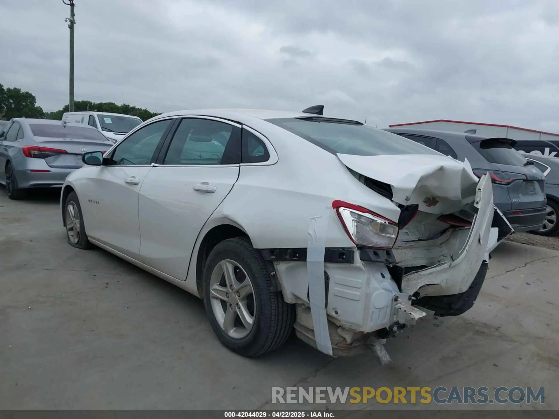 3 Photograph of a damaged car 1G1ZB5ST6RF107983 CHEVROLET MALIBU 2024