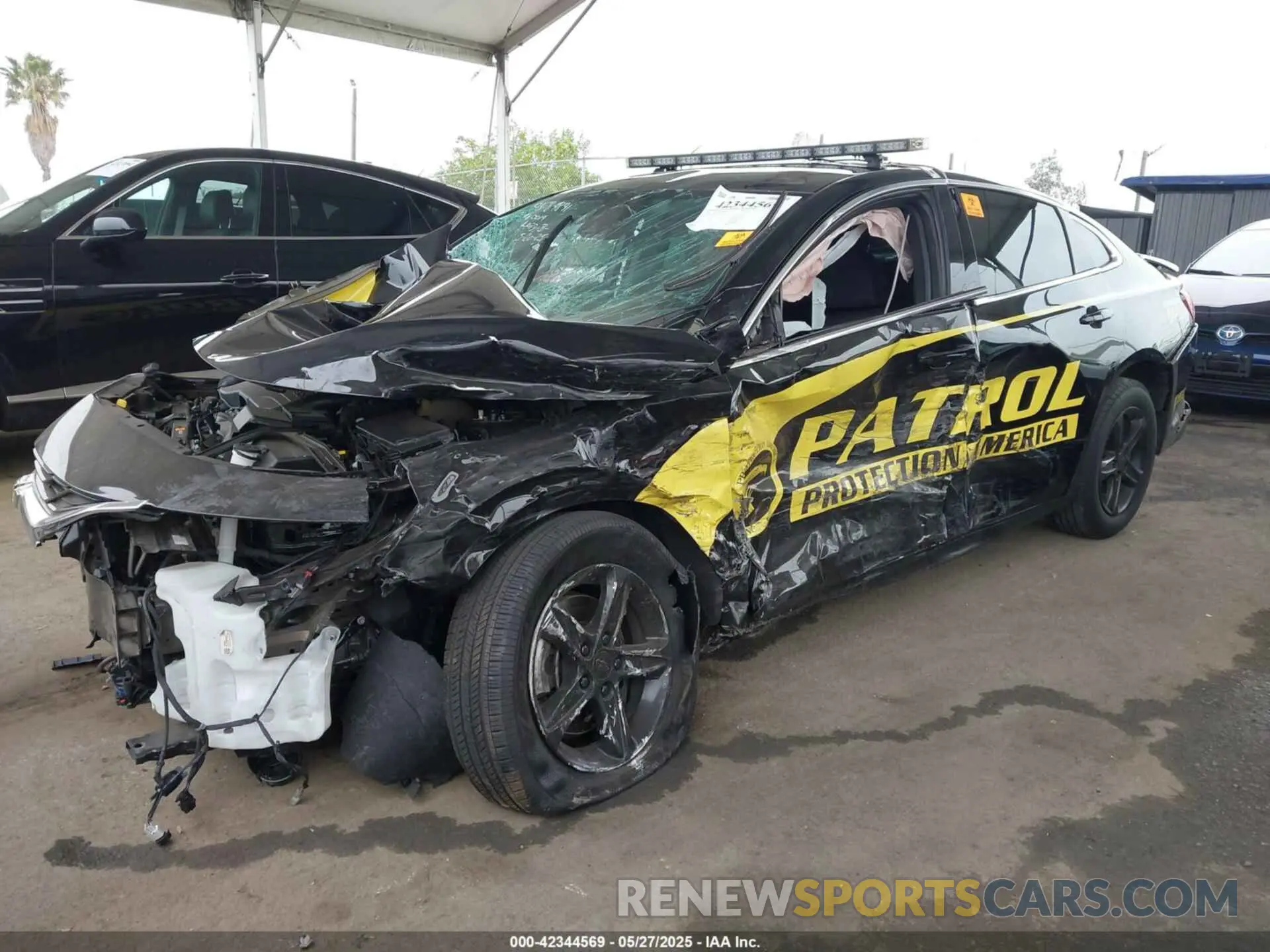 2 Photograph of a damaged car 1G1ZB5ST7RF105563 CHEVROLET MALIBU 2024