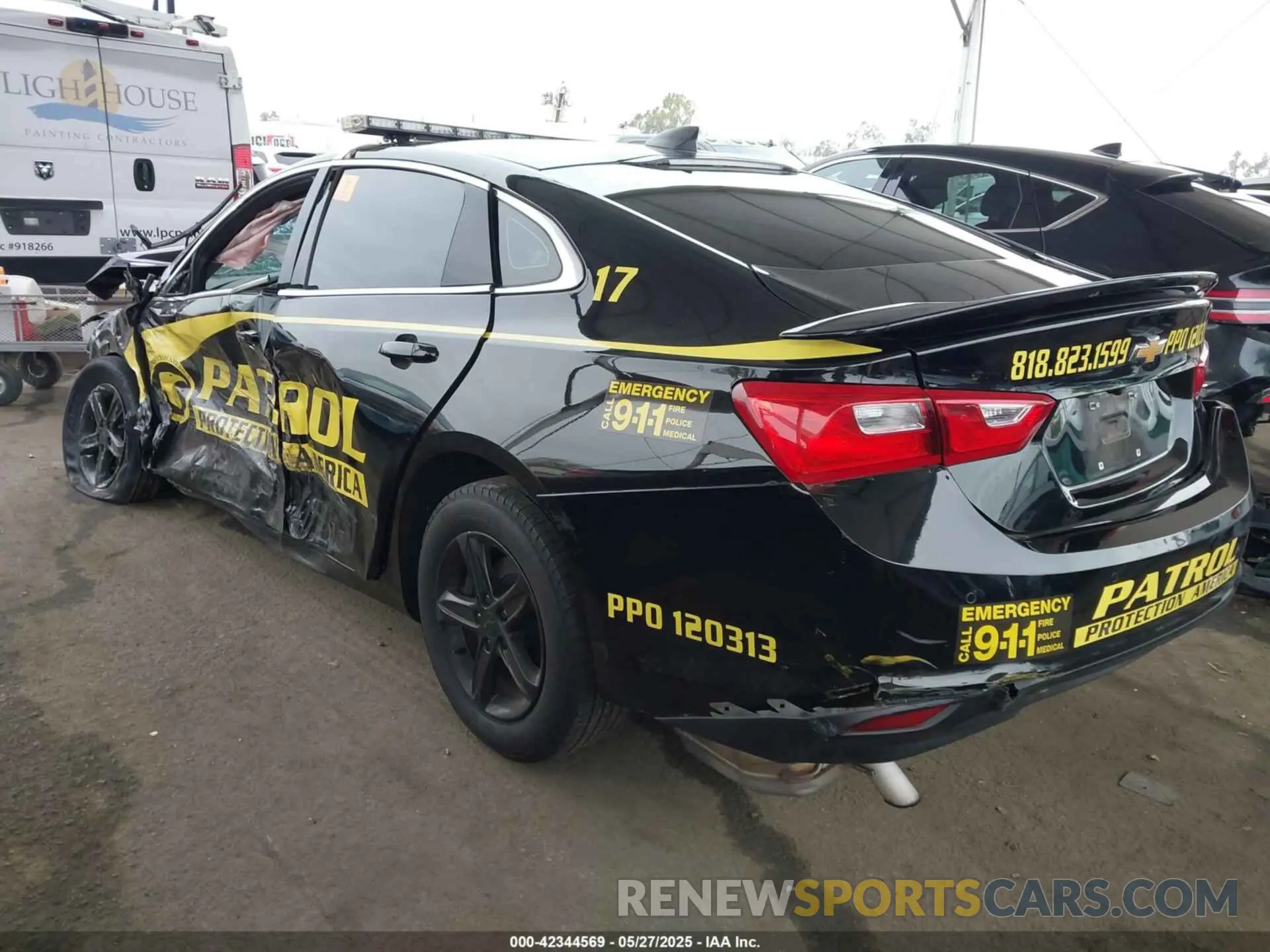 3 Photograph of a damaged car 1G1ZB5ST7RF105563 CHEVROLET MALIBU 2024