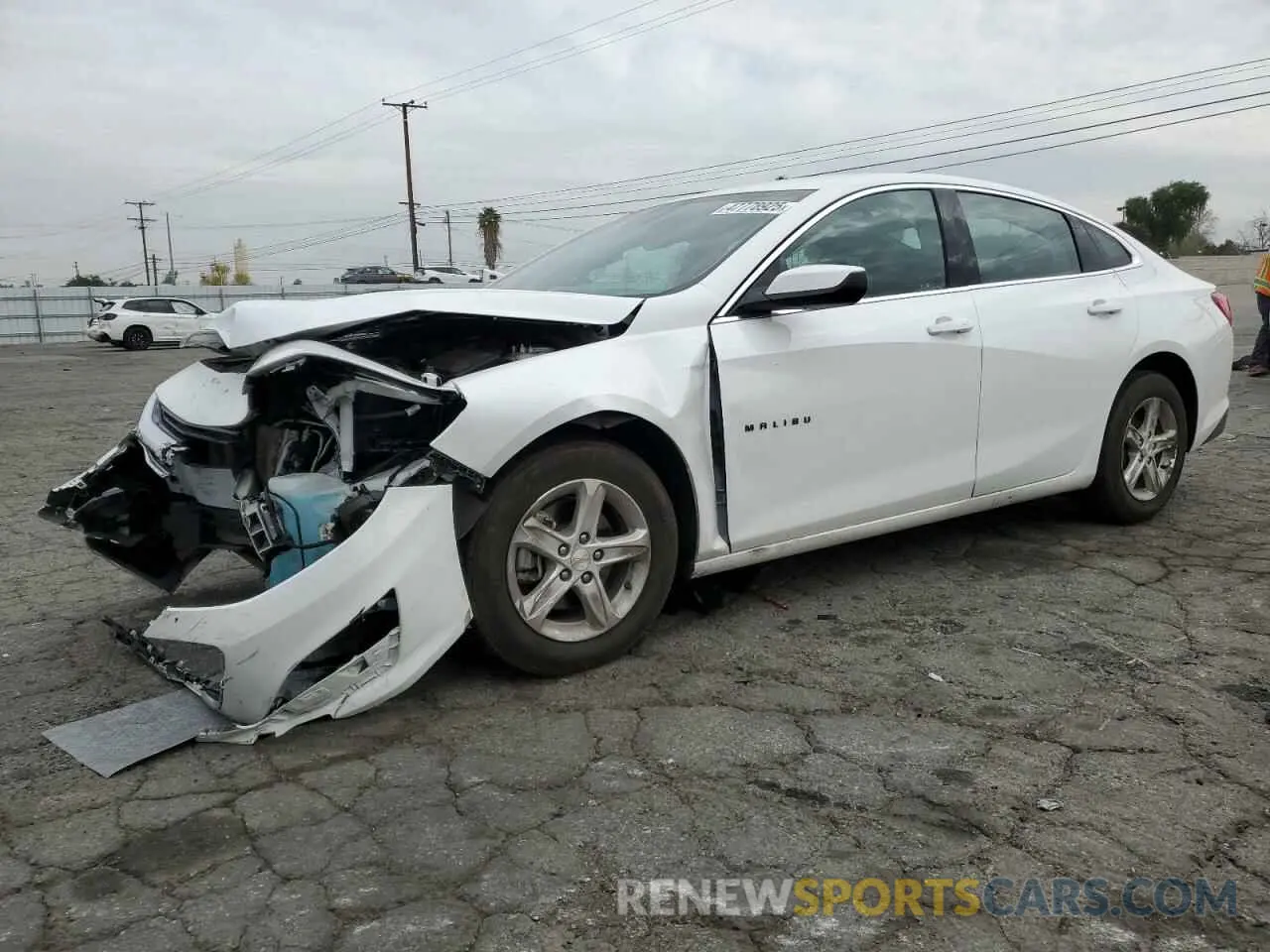 1 Photograph of a damaged car 1G1ZB5ST9RF105015 CHEVROLET MALIBU 2024