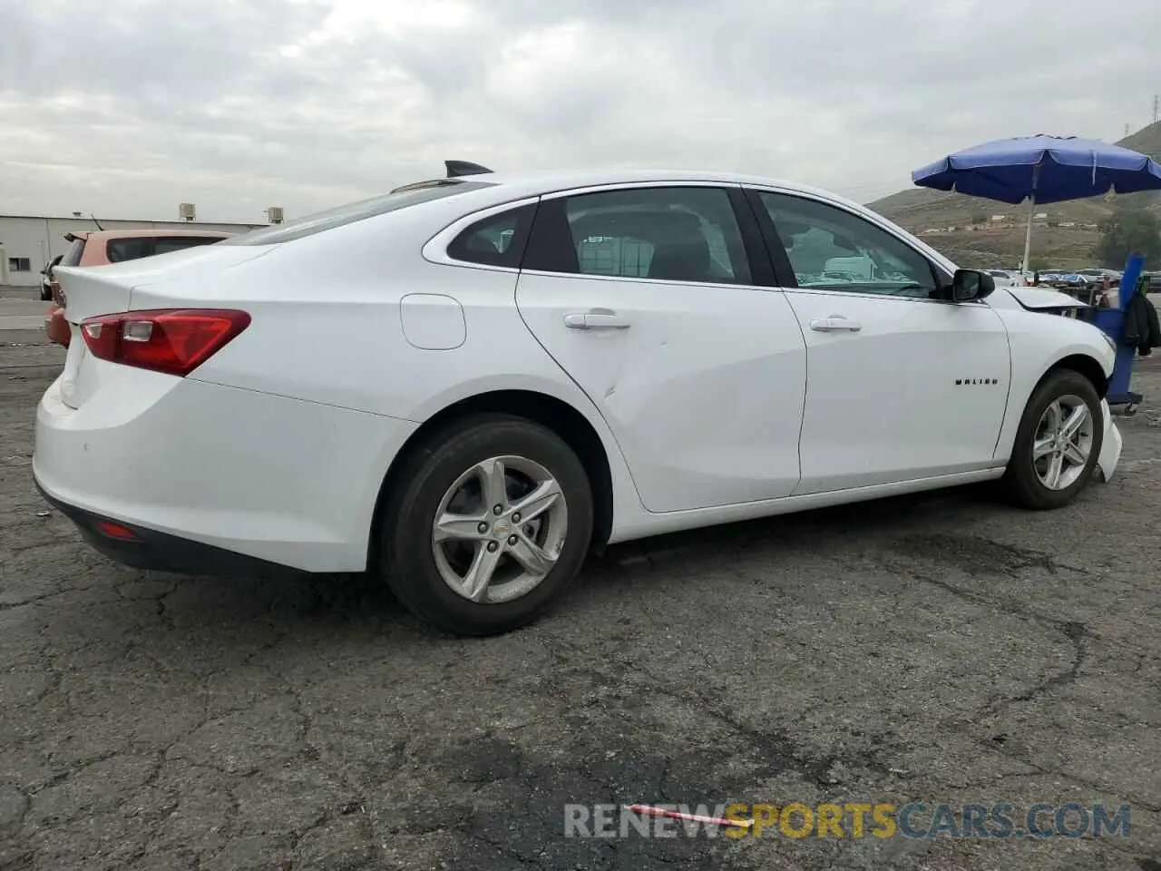3 Photograph of a damaged car 1G1ZB5ST9RF105015 CHEVROLET MALIBU 2024