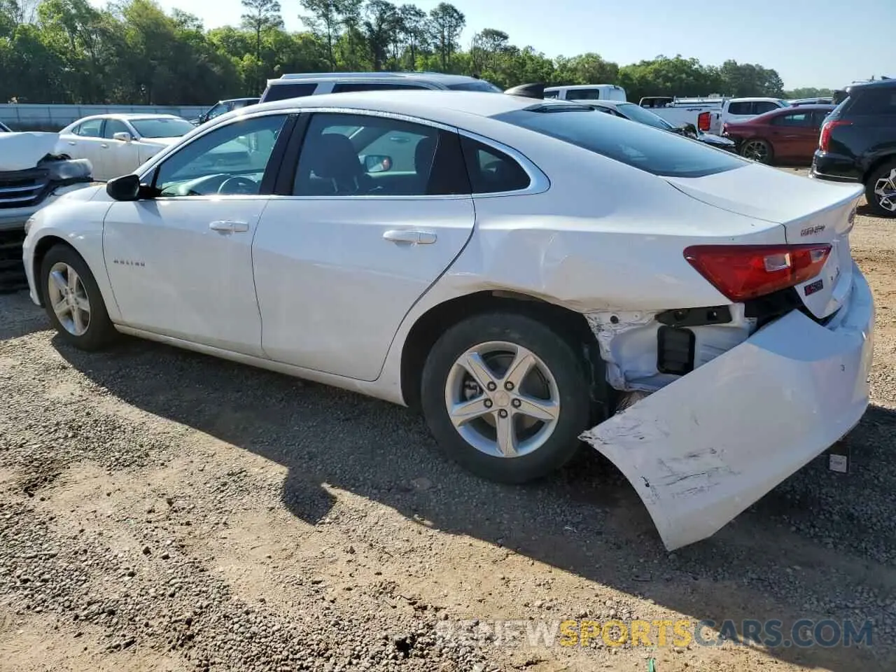 2 Photograph of a damaged car 1G1ZC5ST1RF191353 CHEVROLET MALIBU 2024