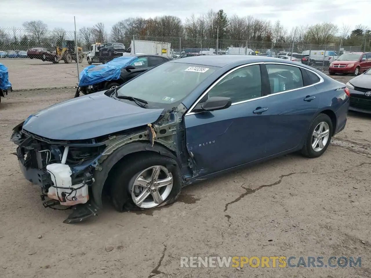 1 Photograph of a damaged car 1G1ZC5ST2RF130240 CHEVROLET MALIBU 2024