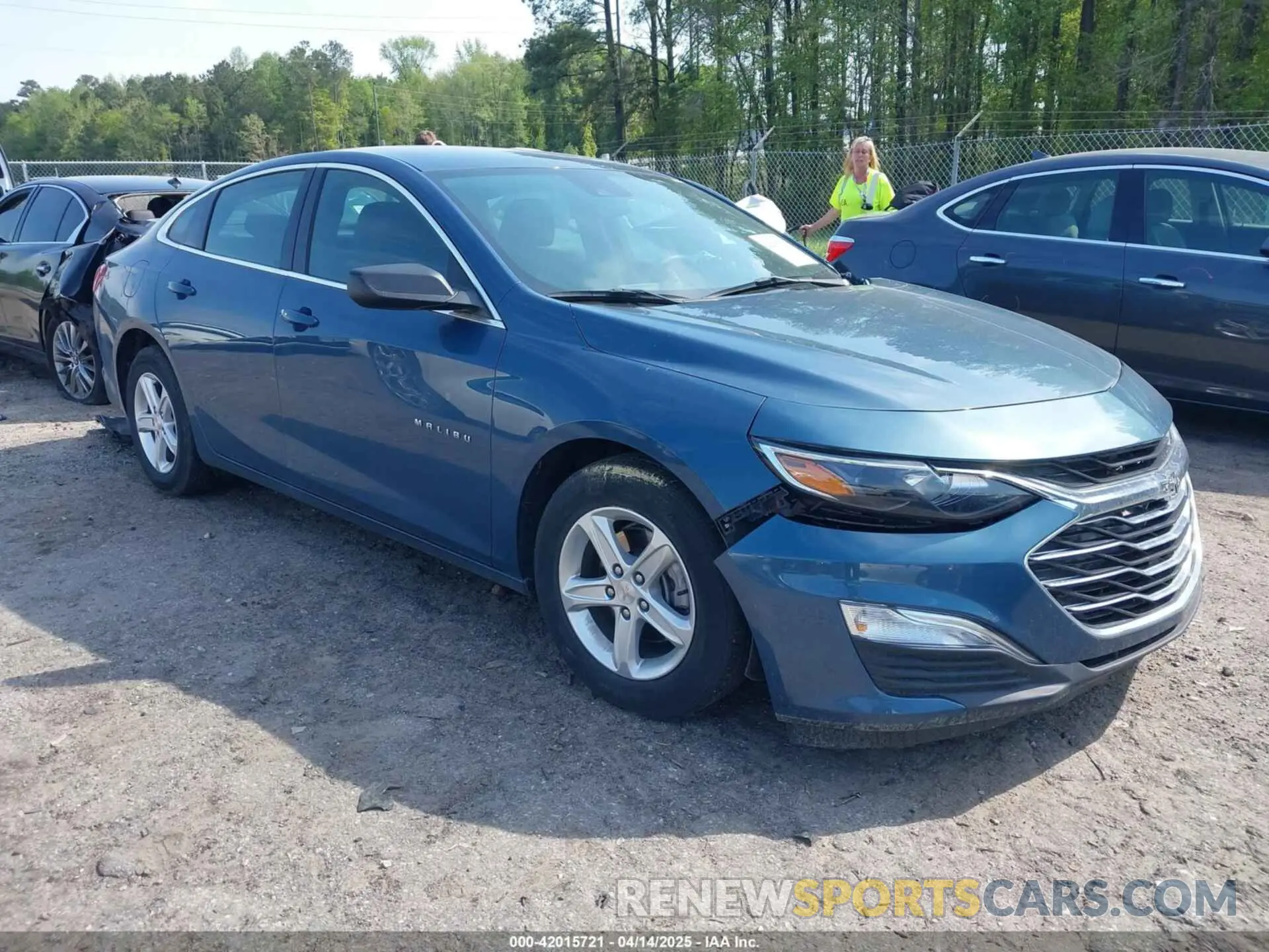 1 Photograph of a damaged car 1G1ZC5ST2RF130755 CHEVROLET MALIBU 2024