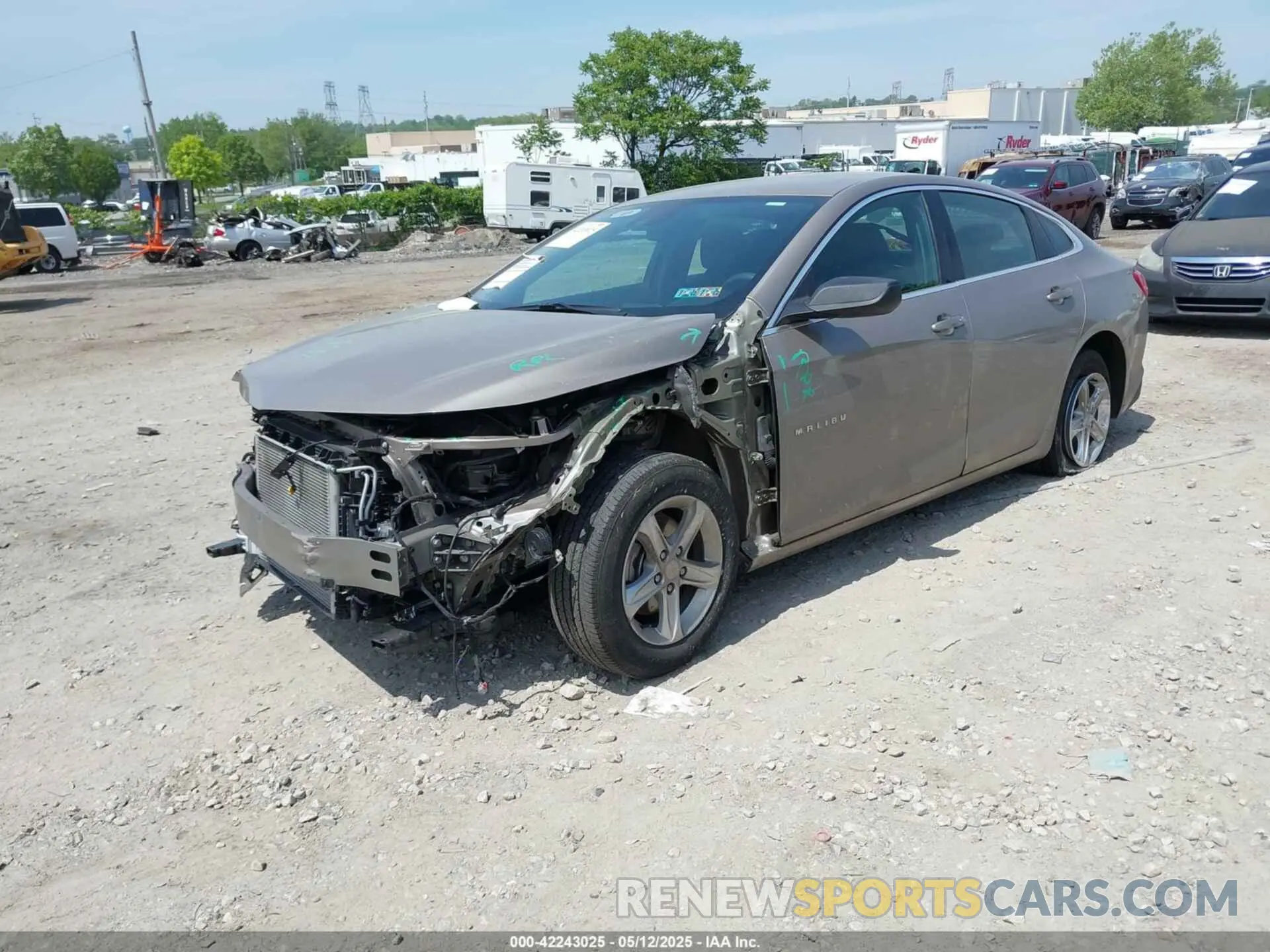 2 Photograph of a damaged car 1G1ZC5ST2RF232265 CHEVROLET MALIBU 2024