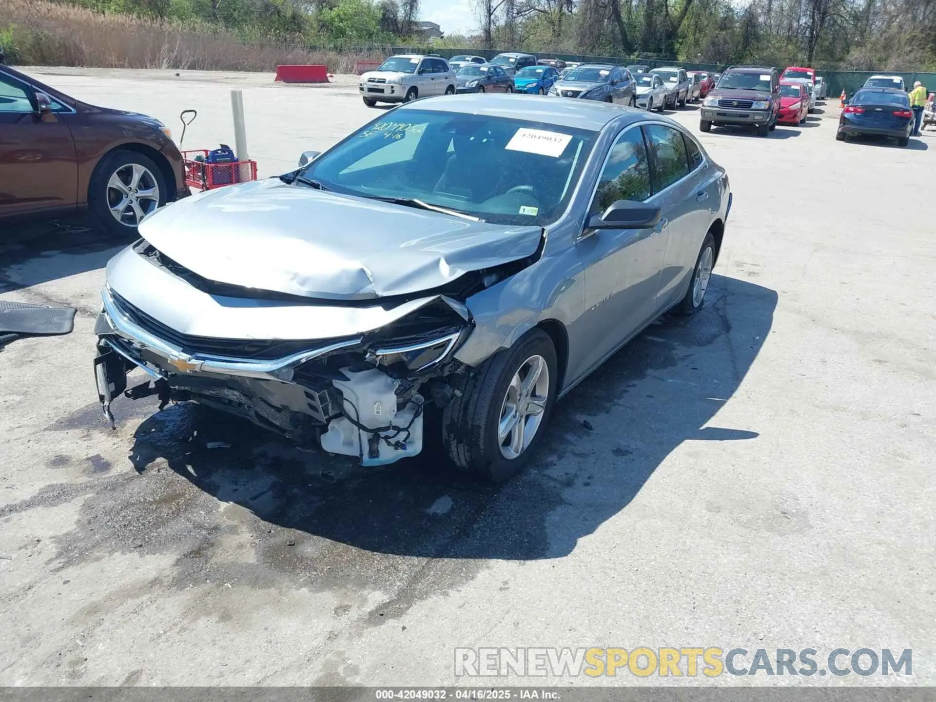 2 Photograph of a damaged car 1G1ZC5ST6RF124666 CHEVROLET MALIBU 2024