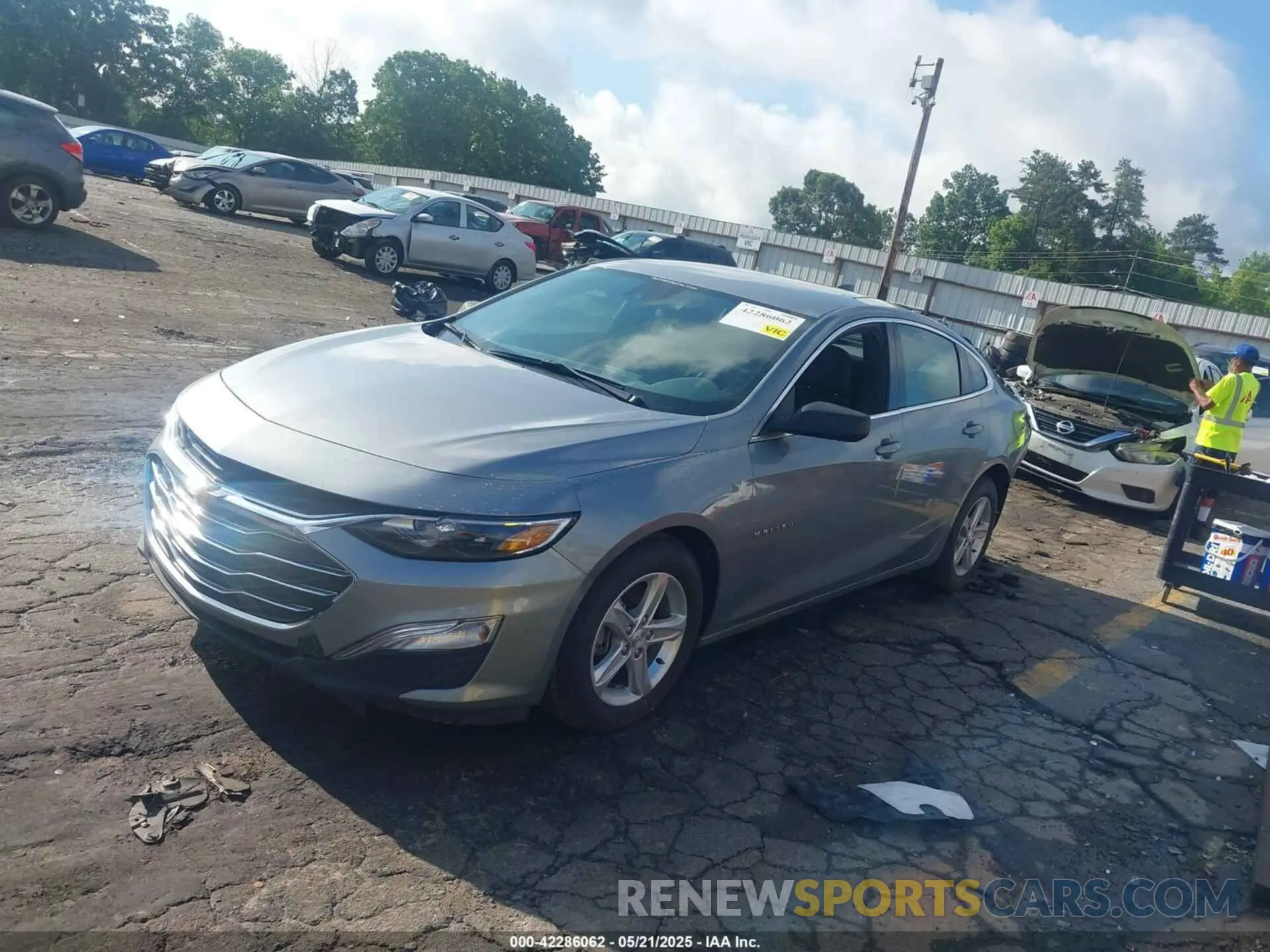 2 Photograph of a damaged car 1G1ZC5ST7RF127446 CHEVROLET MALIBU 2024