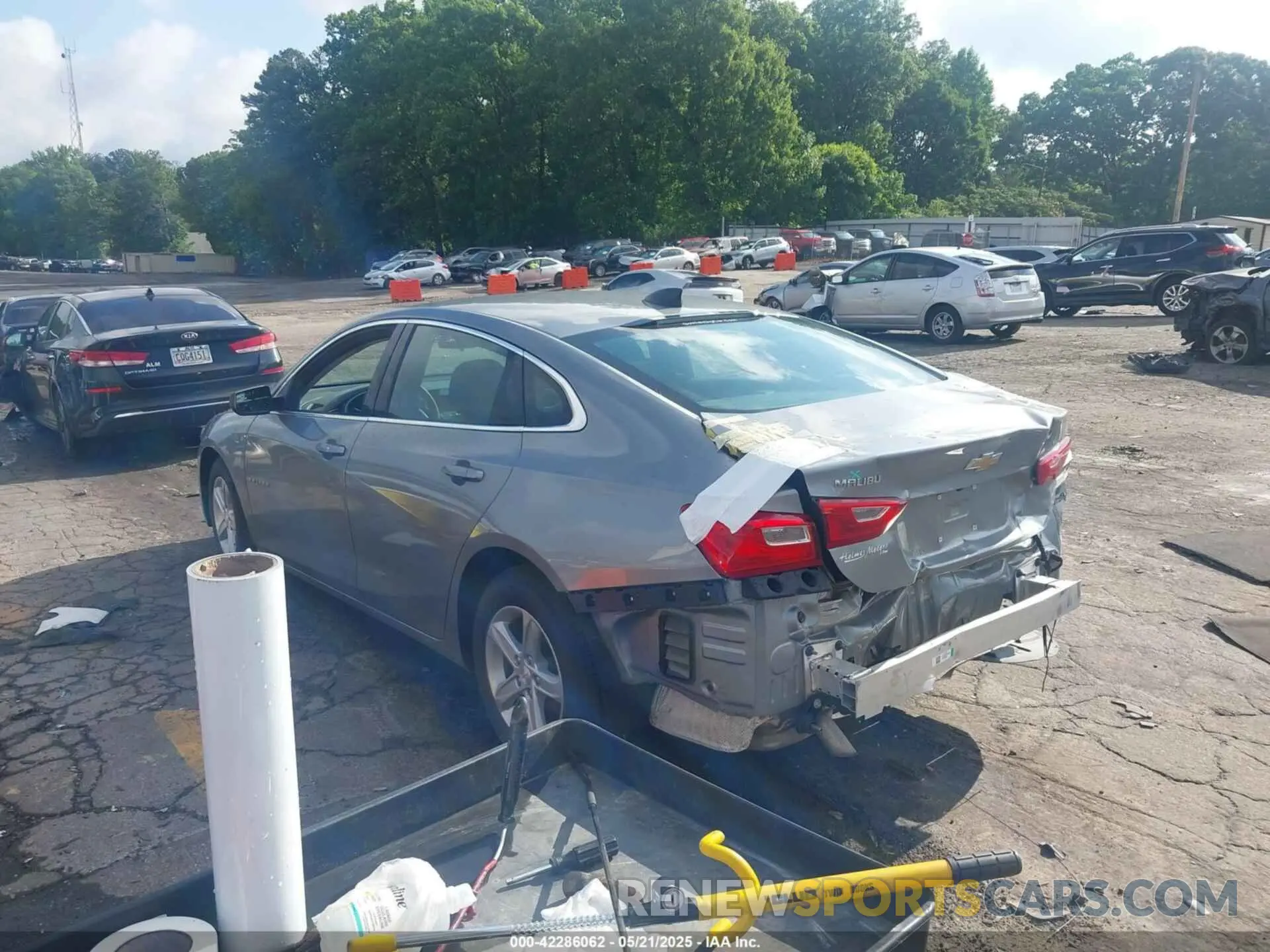 3 Photograph of a damaged car 1G1ZC5ST7RF127446 CHEVROLET MALIBU 2024