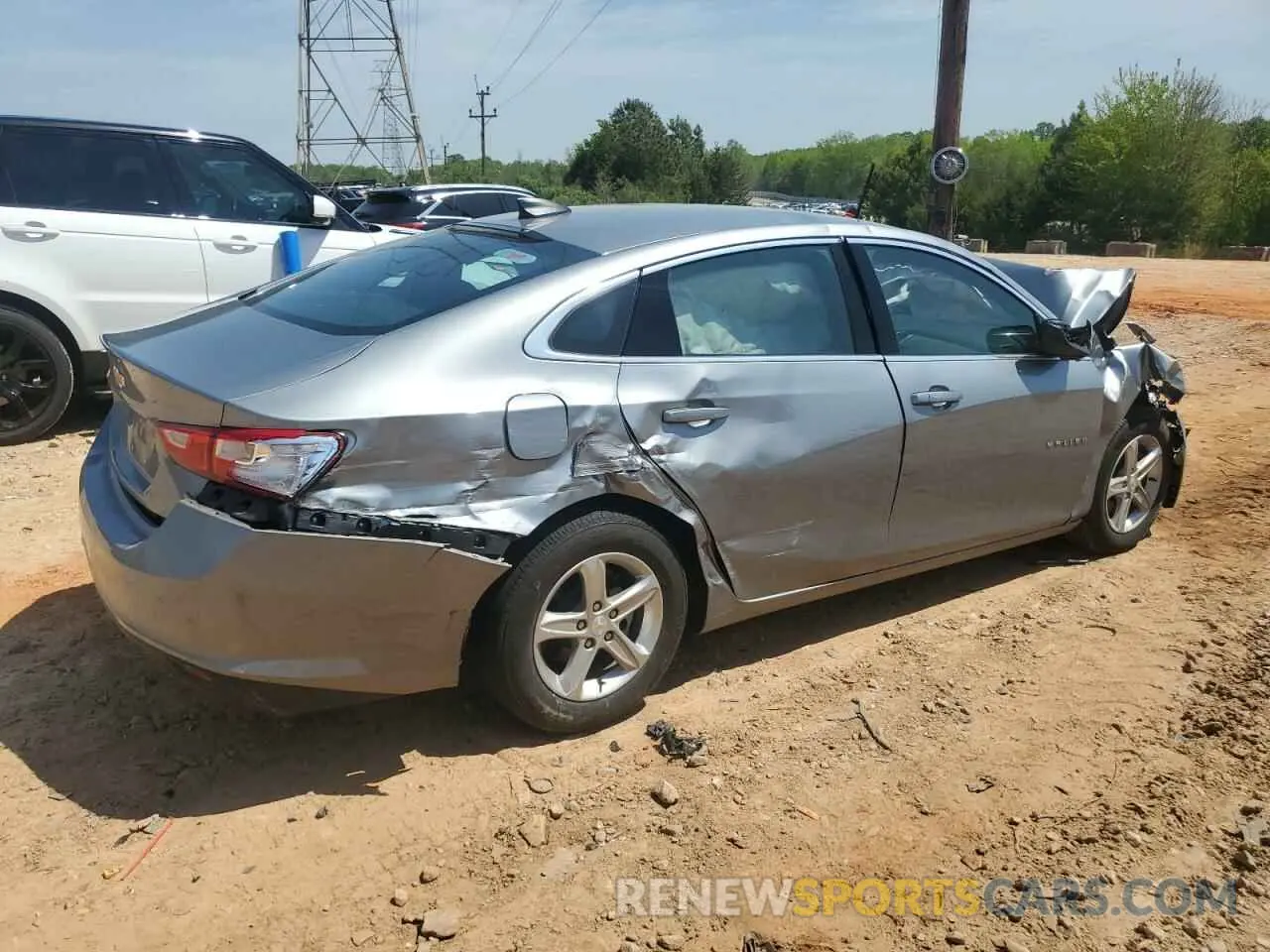 3 Photograph of a damaged car 1G1ZC5ST7RF241379 CHEVROLET MALIBU 2024