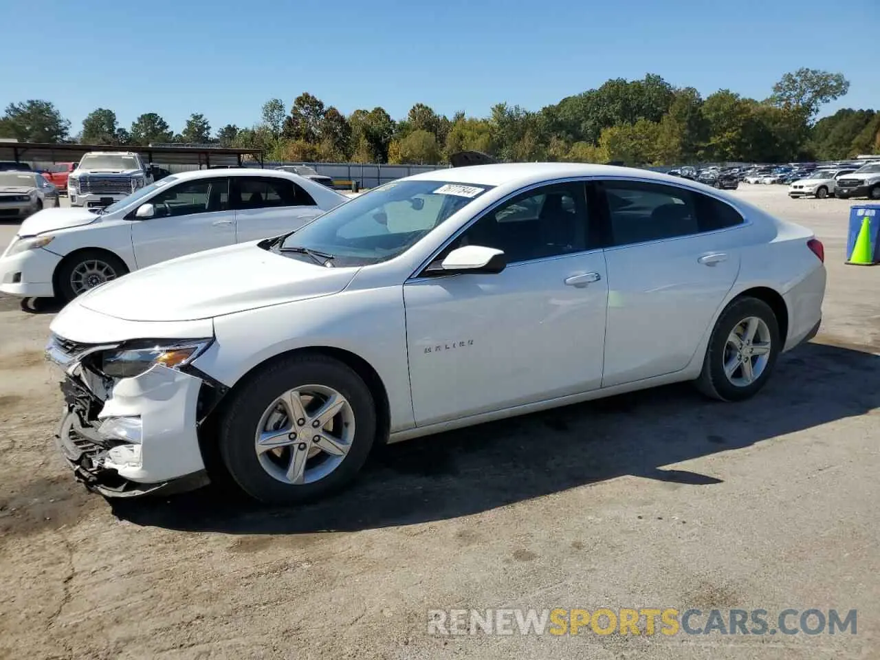 1 Photograph of a damaged car 1G1ZC5ST9RF186319 CHEVROLET MALIBU 2024