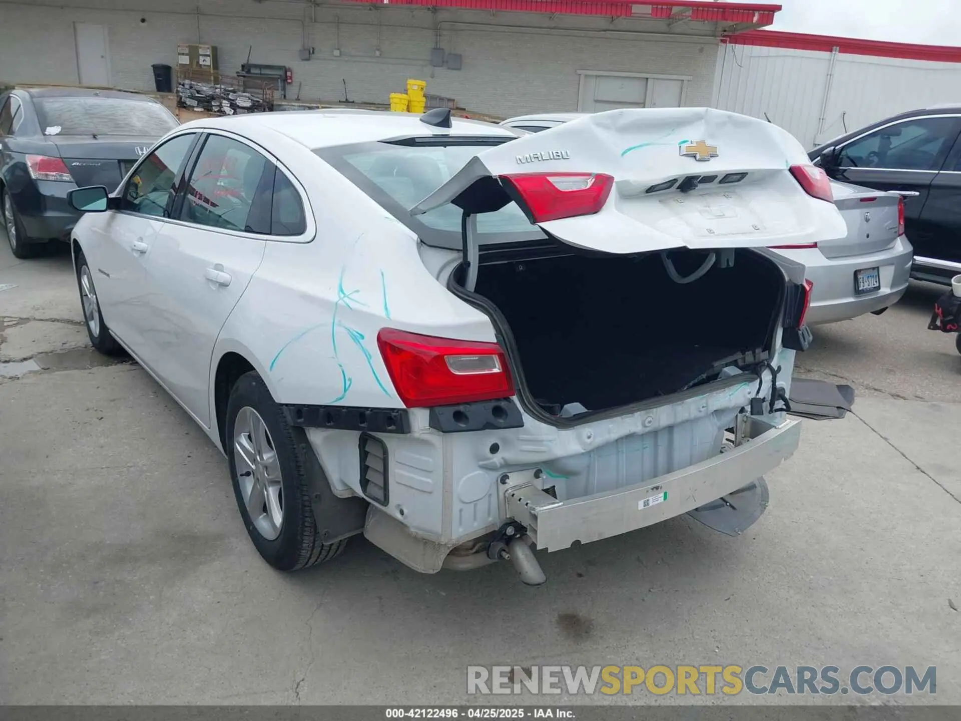 3 Photograph of a damaged car 1G1ZC5STXRF122502 CHEVROLET MALIBU 2024