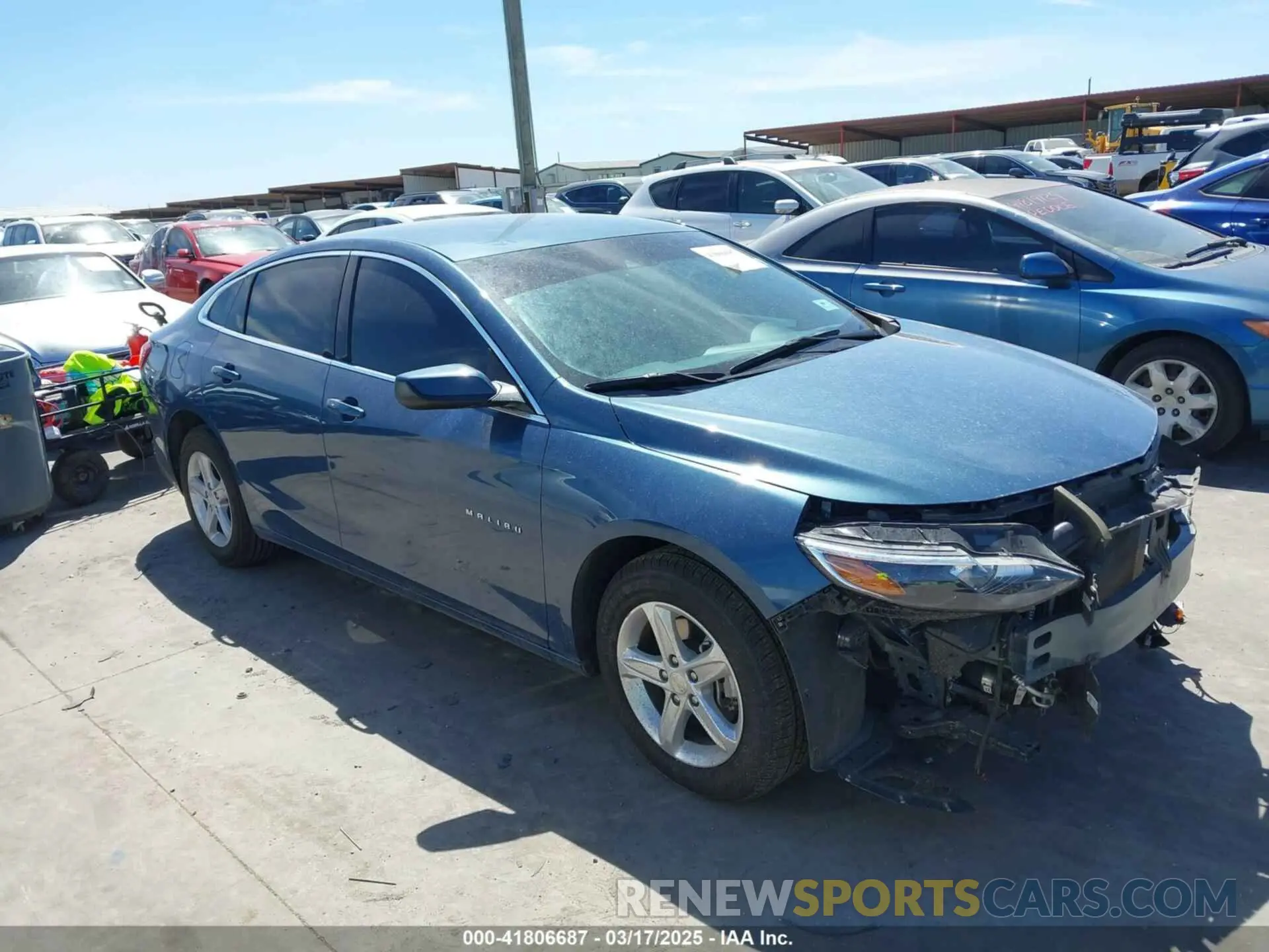 1 Photograph of a damaged car 1G1ZD5ST0RF168790 CHEVROLET MALIBU 2024