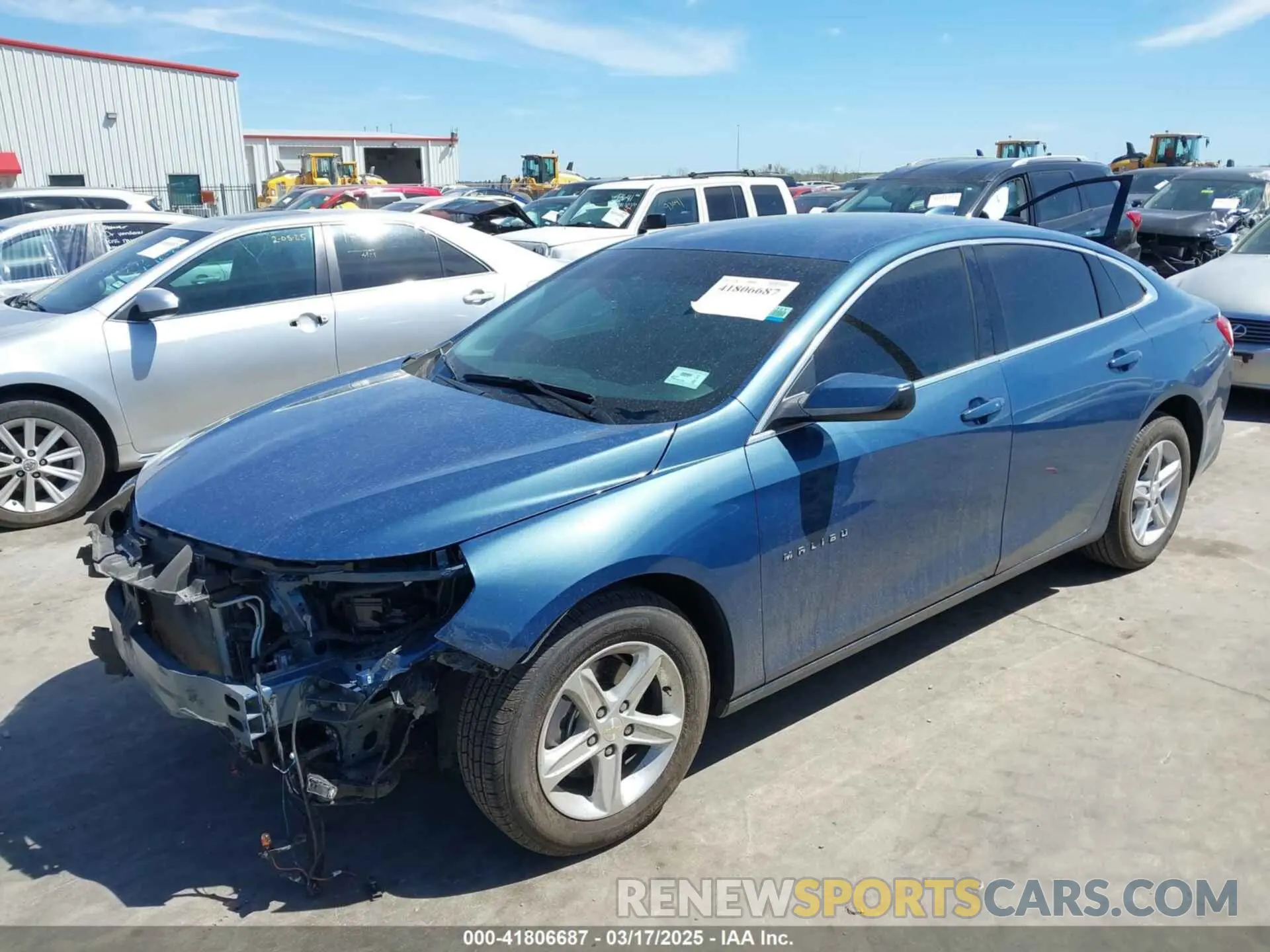 2 Photograph of a damaged car 1G1ZD5ST0RF168790 CHEVROLET MALIBU 2024