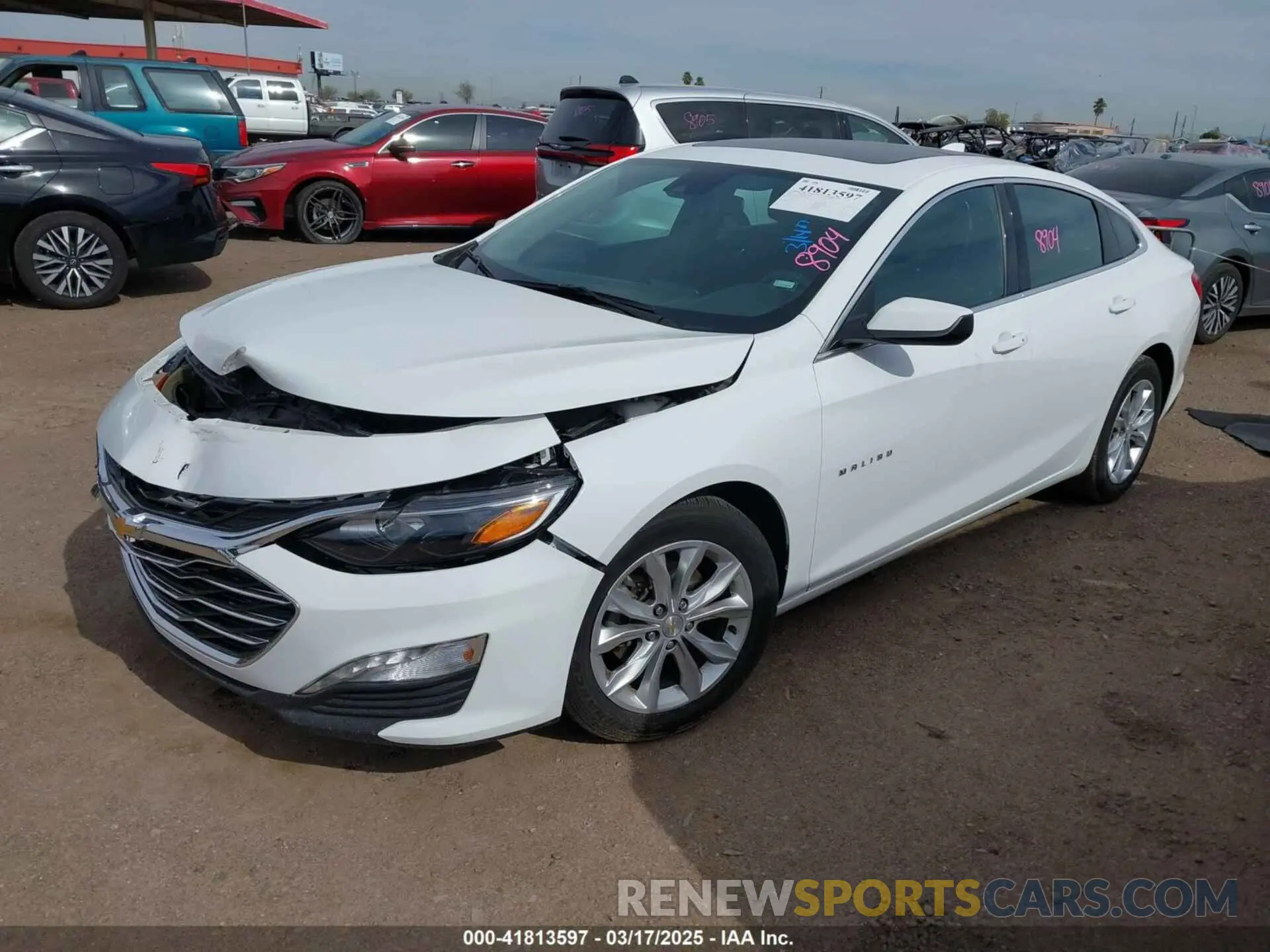 2 Photograph of a damaged car 1G1ZD5ST1RF130730 CHEVROLET MALIBU 2024