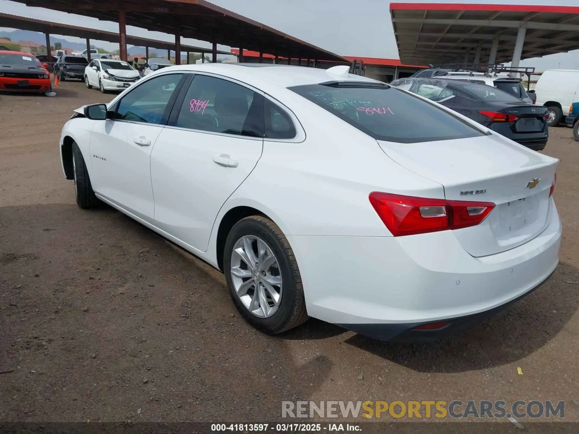 3 Photograph of a damaged car 1G1ZD5ST1RF130730 CHEVROLET MALIBU 2024