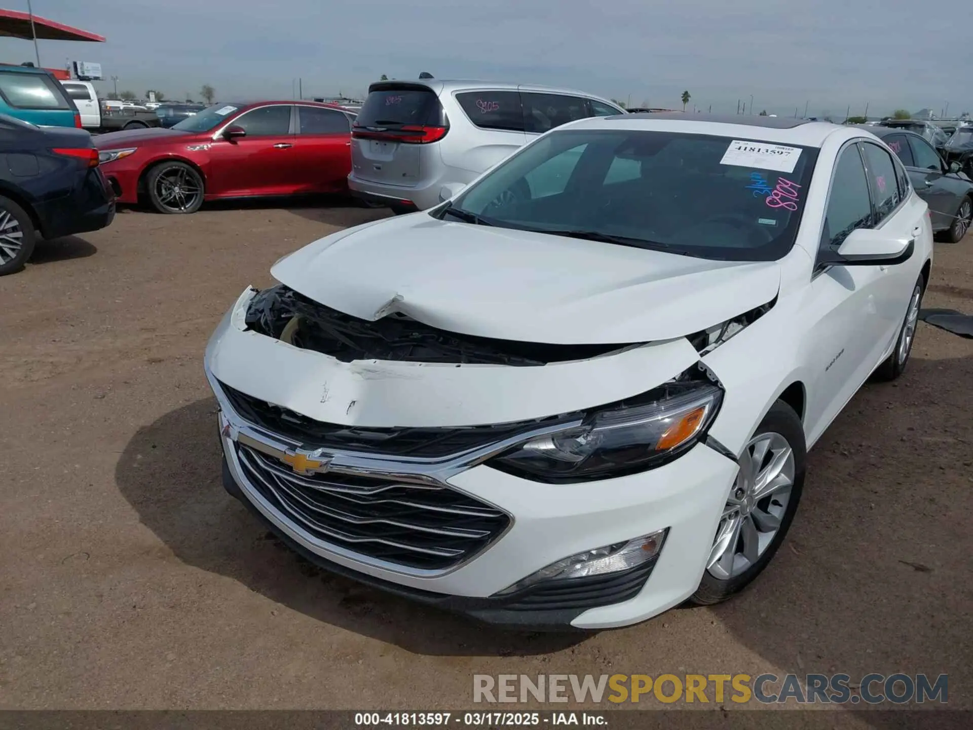 6 Photograph of a damaged car 1G1ZD5ST1RF130730 CHEVROLET MALIBU 2024