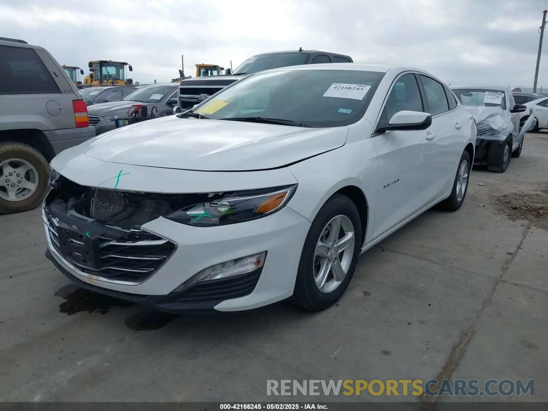 2 Photograph of a damaged car 1G1ZD5ST1RF179555 CHEVROLET MALIBU 2024