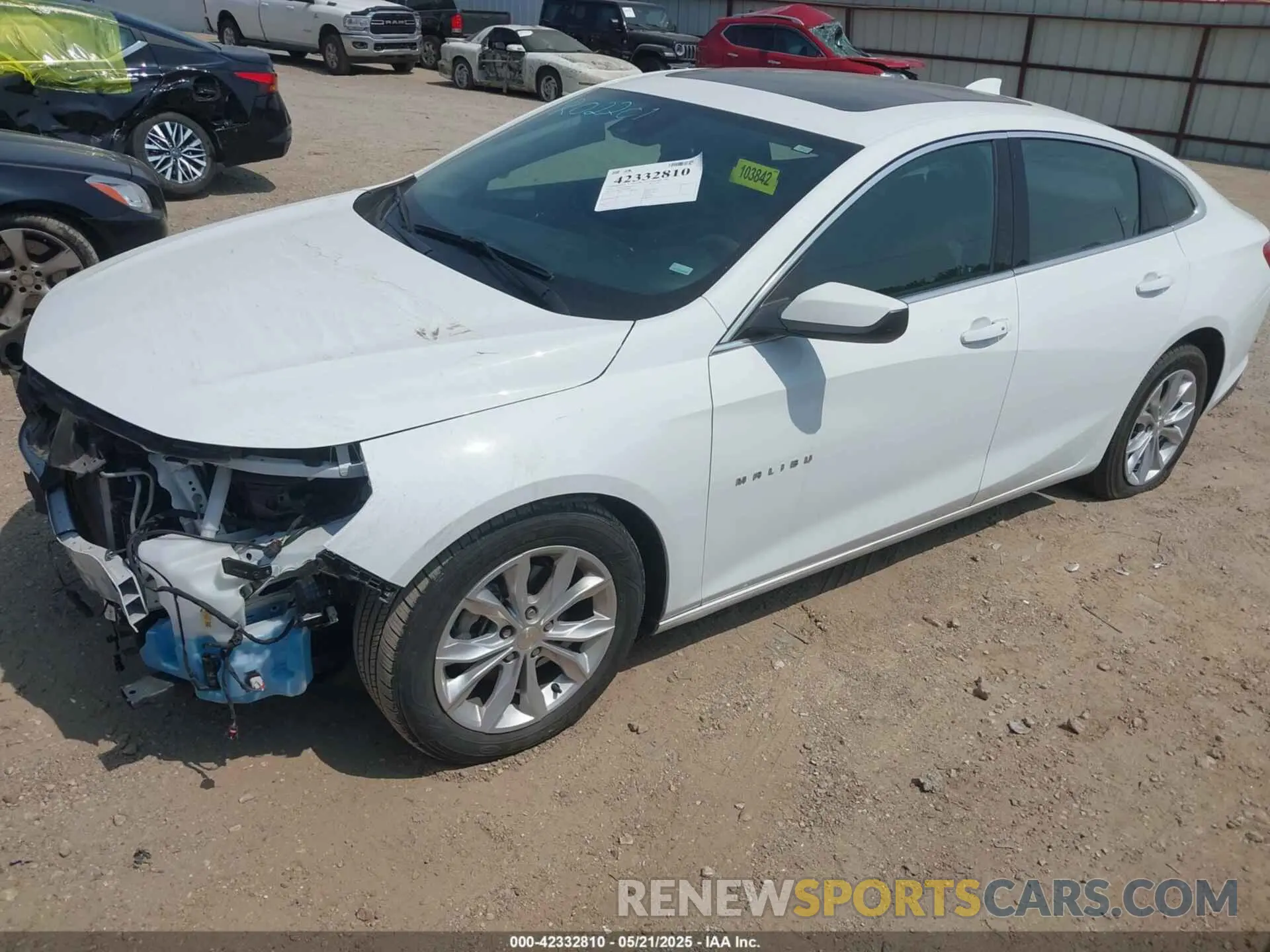 2 Photograph of a damaged car 1G1ZD5ST3RF121091 CHEVROLET MALIBU 2024