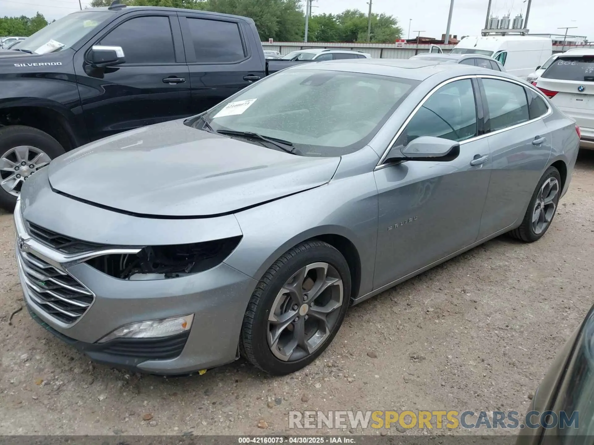 2 Photograph of a damaged car 1G1ZD5ST3RF130051 CHEVROLET MALIBU 2024