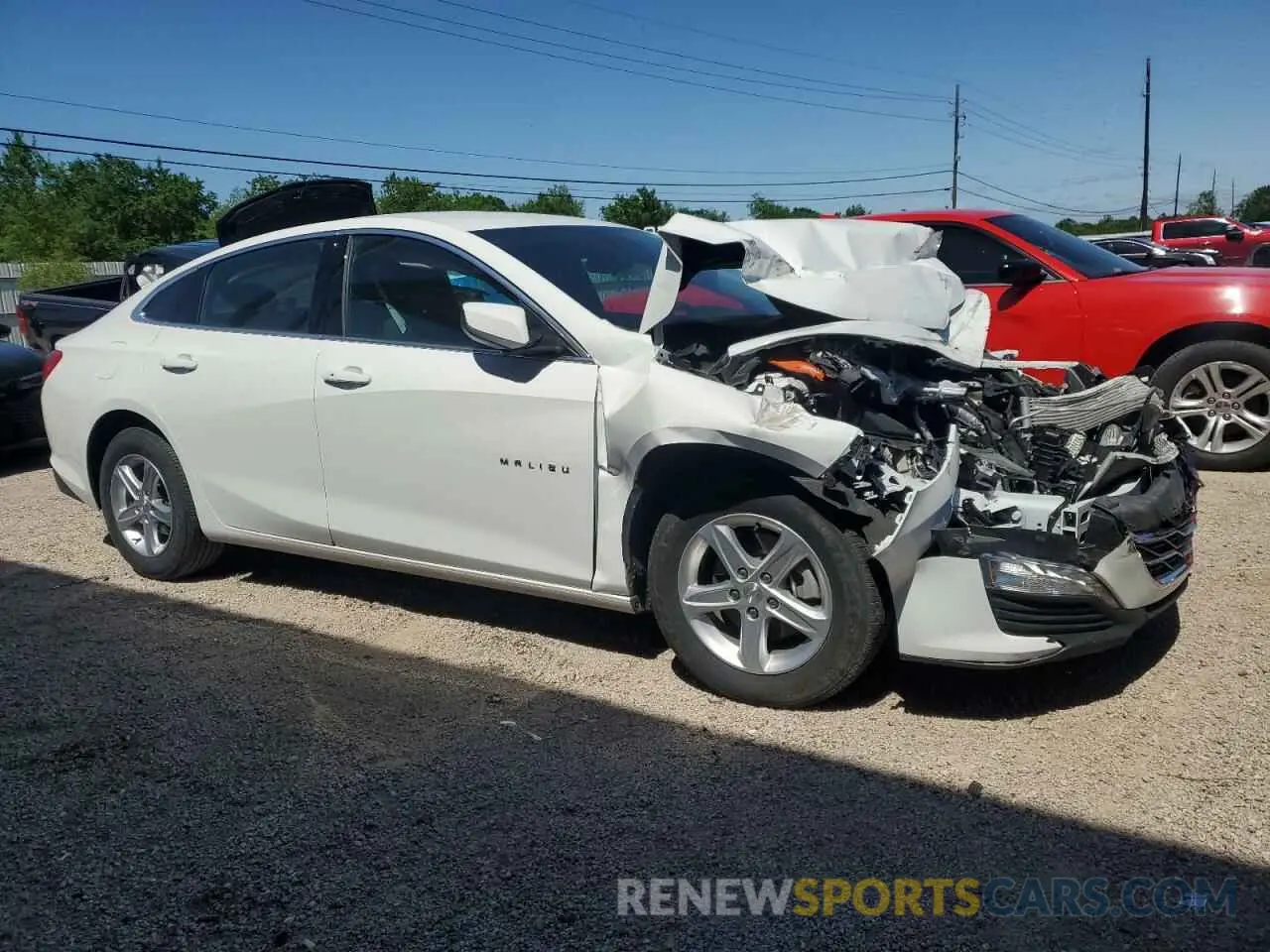 4 Photograph of a damaged car 1G1ZD5ST3RF163924 CHEVROLET MALIBU 2024