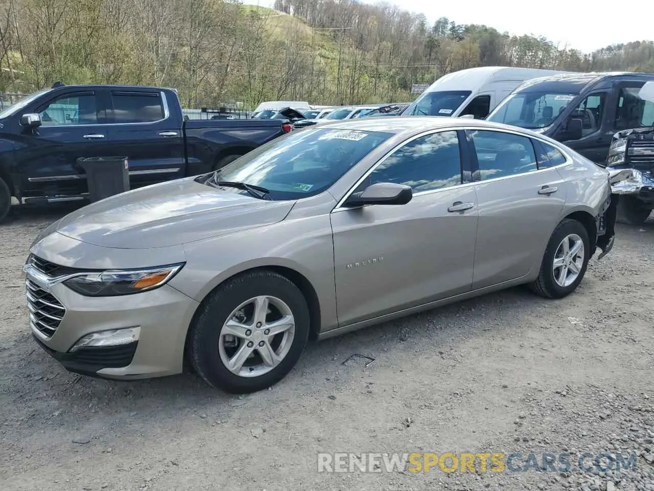 1 Photograph of a damaged car 1G1ZD5ST3RF172364 CHEVROLET MALIBU 2024