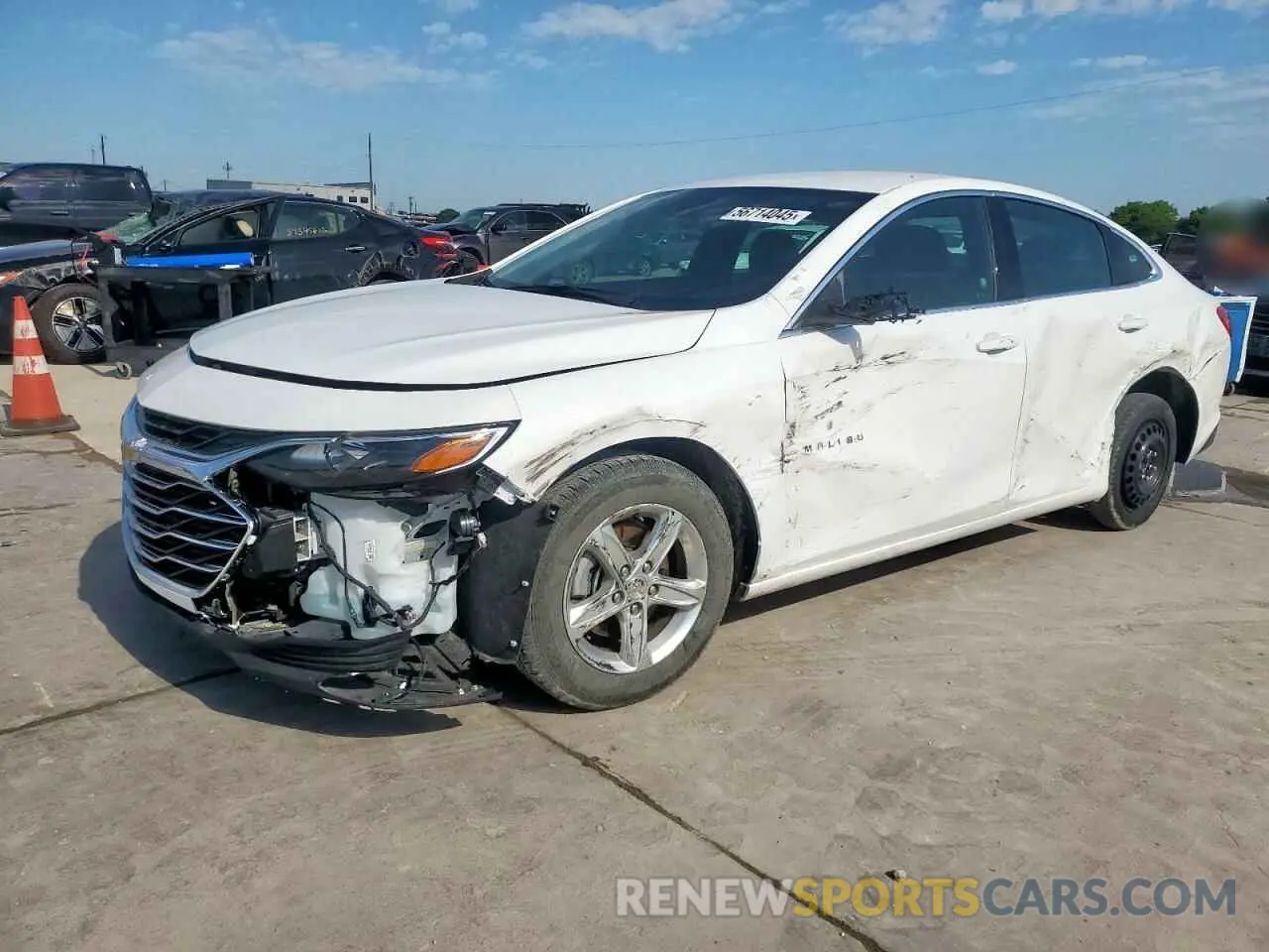 1 Photograph of a damaged car 1G1ZD5ST4RF117406 CHEVROLET MALIBU 2024