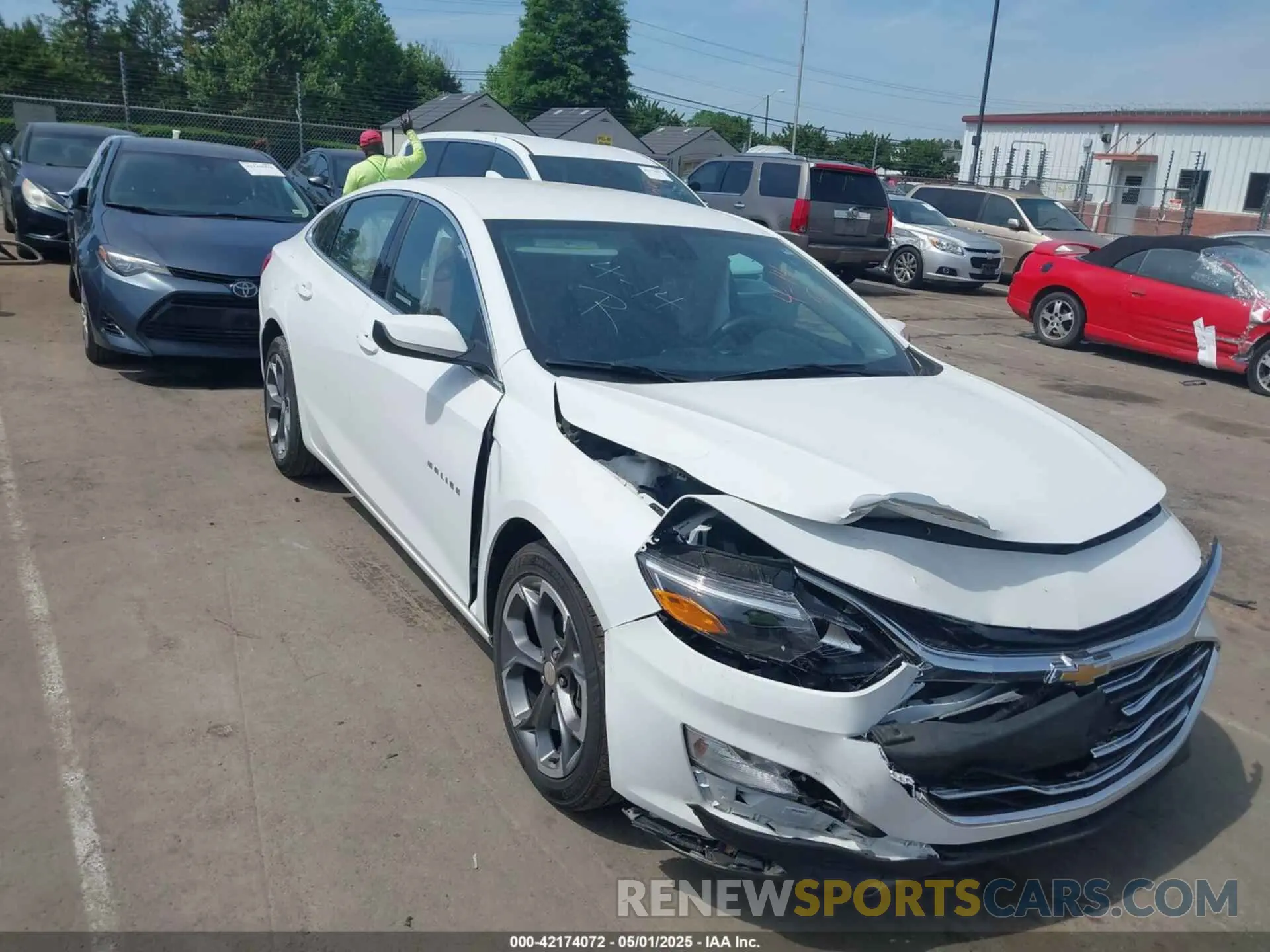 1 Photograph of a damaged car 1G1ZD5ST5RF140452 CHEVROLET MALIBU 2024