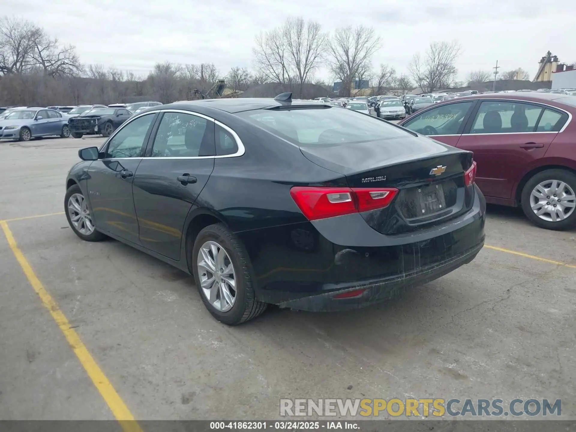 3 Photograph of a damaged car 1G1ZD5ST5RF144548 CHEVROLET MALIBU 2024