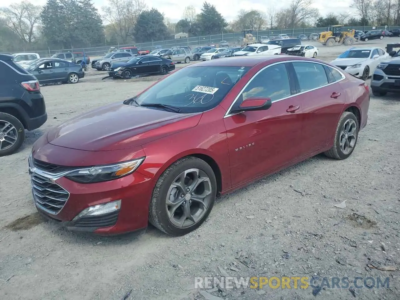 1 Photograph of a damaged car 1G1ZD5ST5RF144727 CHEVROLET MALIBU 2024