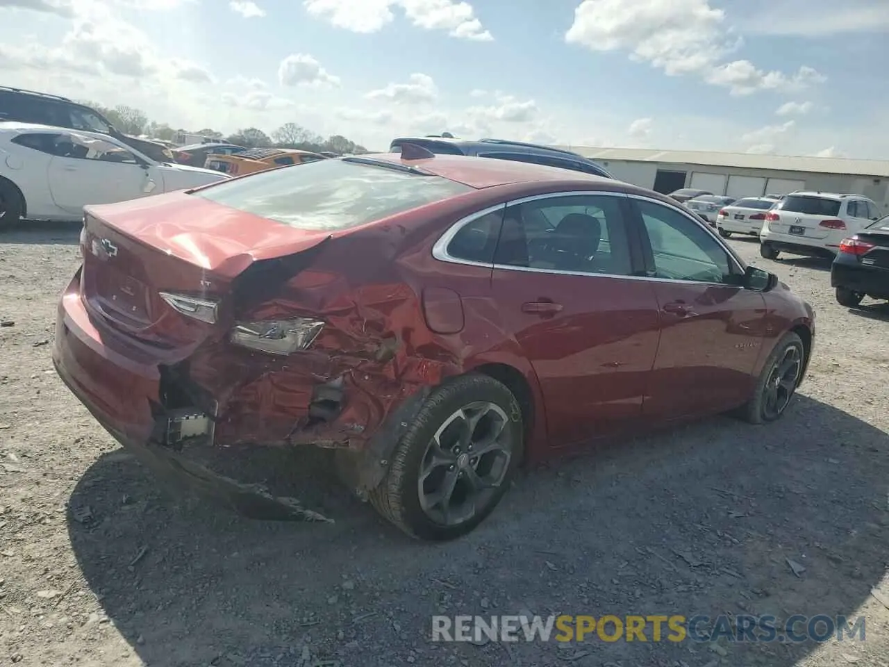 3 Photograph of a damaged car 1G1ZD5ST5RF144727 CHEVROLET MALIBU 2024