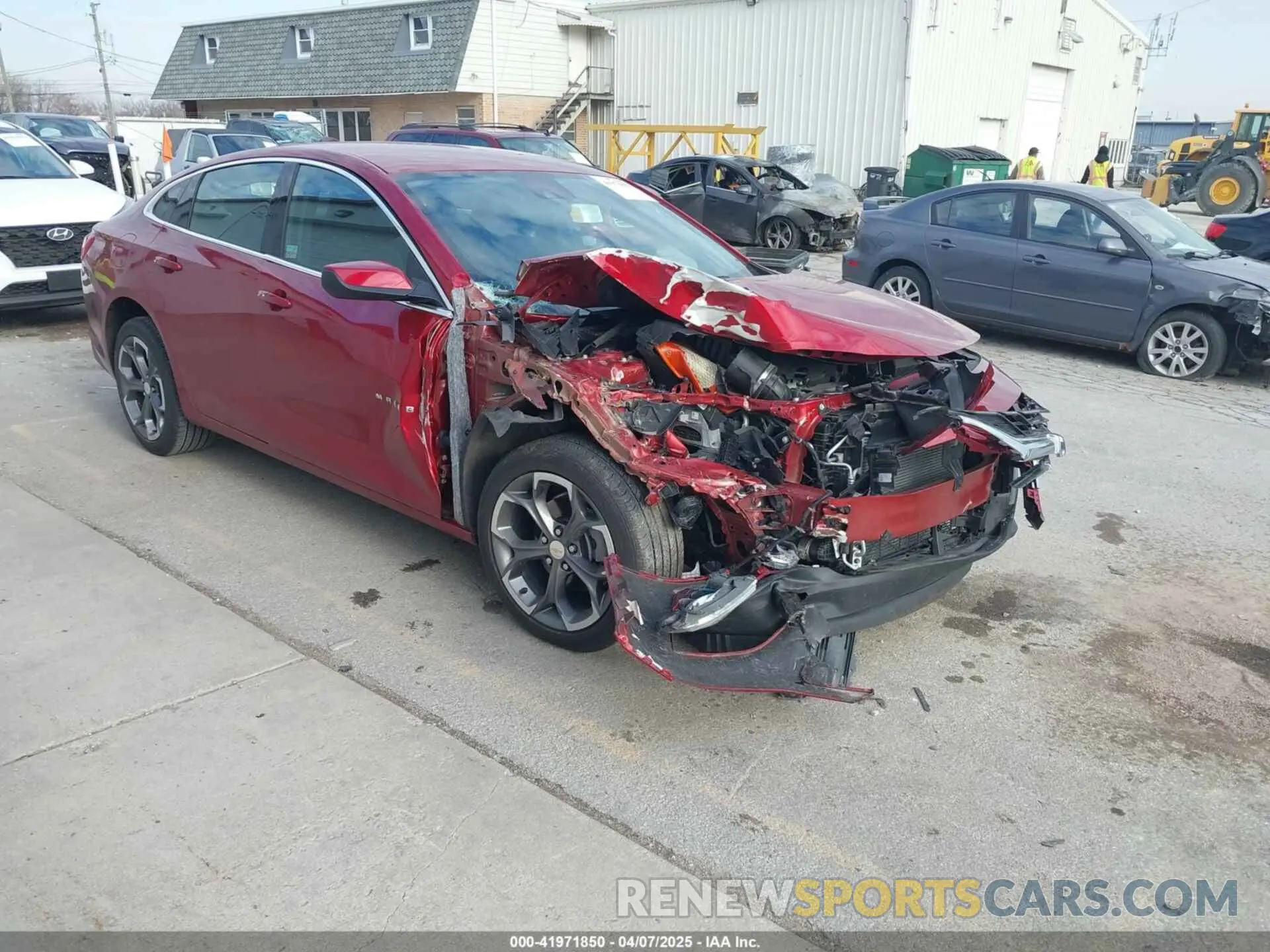 1 Photograph of a damaged car 1G1ZD5ST5RF145750 CHEVROLET MALIBU 2024