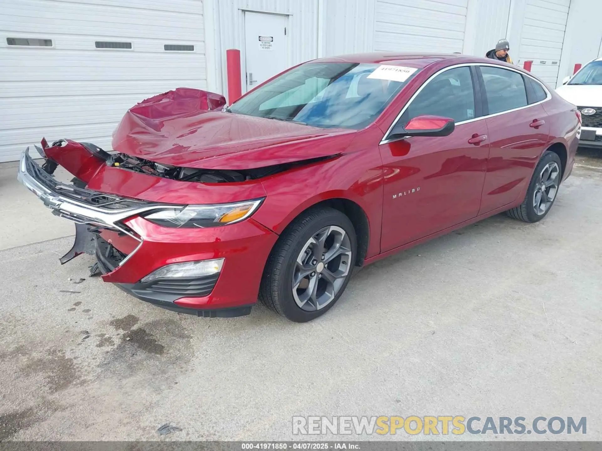 2 Photograph of a damaged car 1G1ZD5ST5RF145750 CHEVROLET MALIBU 2024