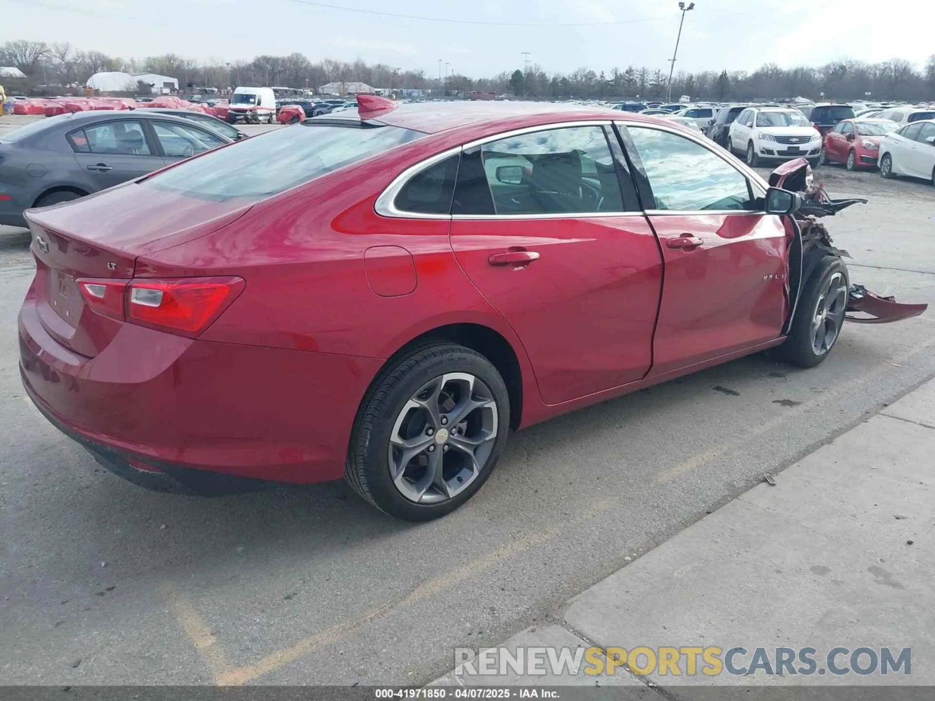 4 Photograph of a damaged car 1G1ZD5ST5RF145750 CHEVROLET MALIBU 2024