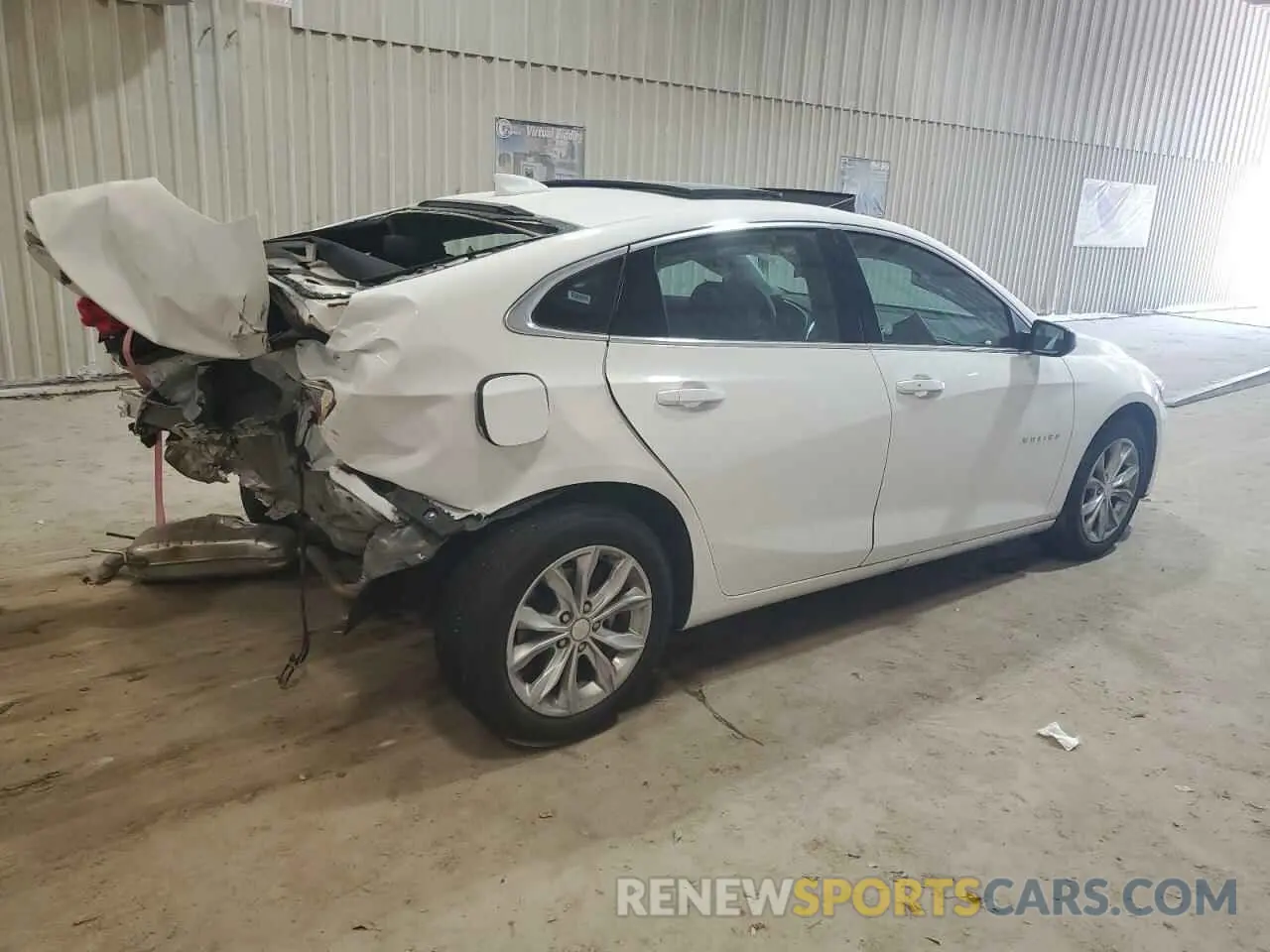 3 Photograph of a damaged car 1G1ZD5ST5RF147465 CHEVROLET MALIBU 2024