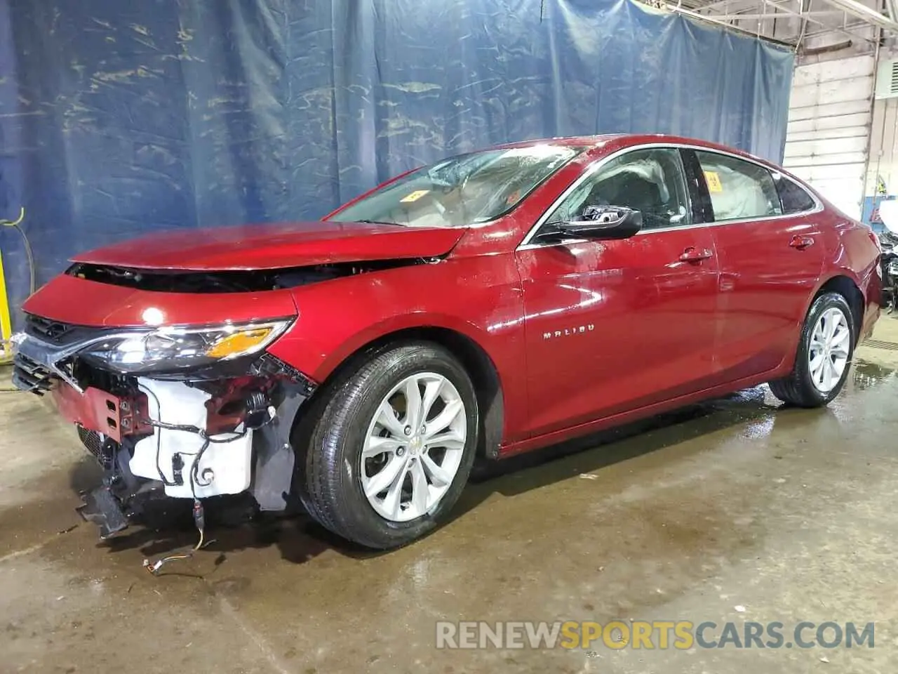 1 Photograph of a damaged car 1G1ZD5ST5RF163701 CHEVROLET MALIBU 2024
