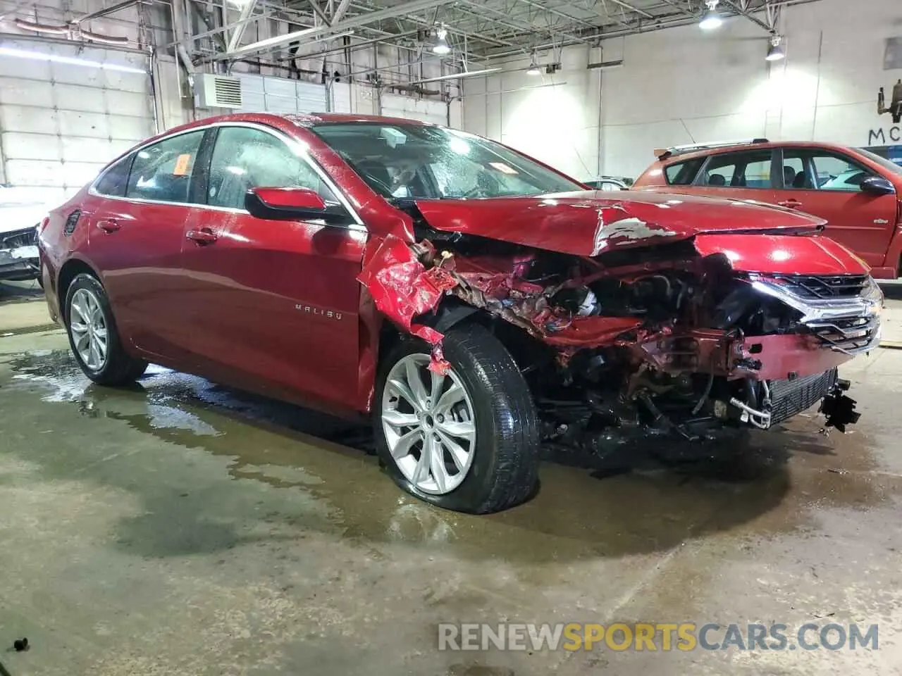 4 Photograph of a damaged car 1G1ZD5ST5RF163701 CHEVROLET MALIBU 2024