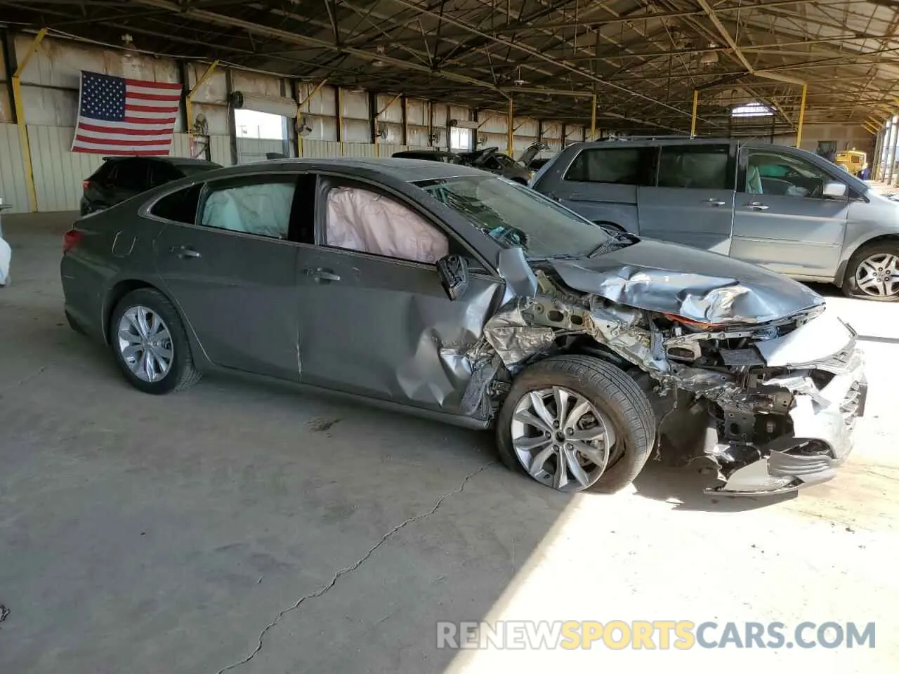 4 Photograph of a damaged car 1G1ZD5ST5RF183348 CHEVROLET MALIBU 2024