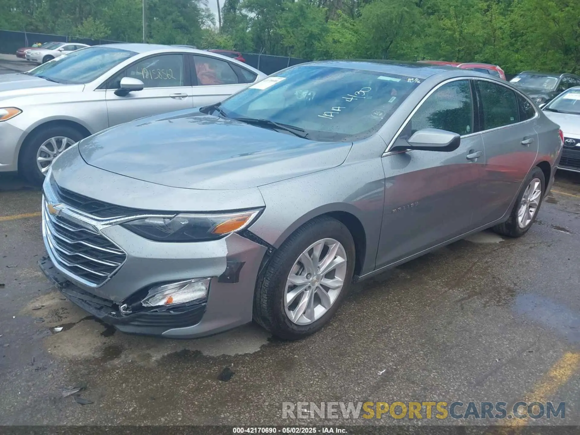 2 Photograph of a damaged car 1G1ZD5ST5RF185519 CHEVROLET MALIBU 2024